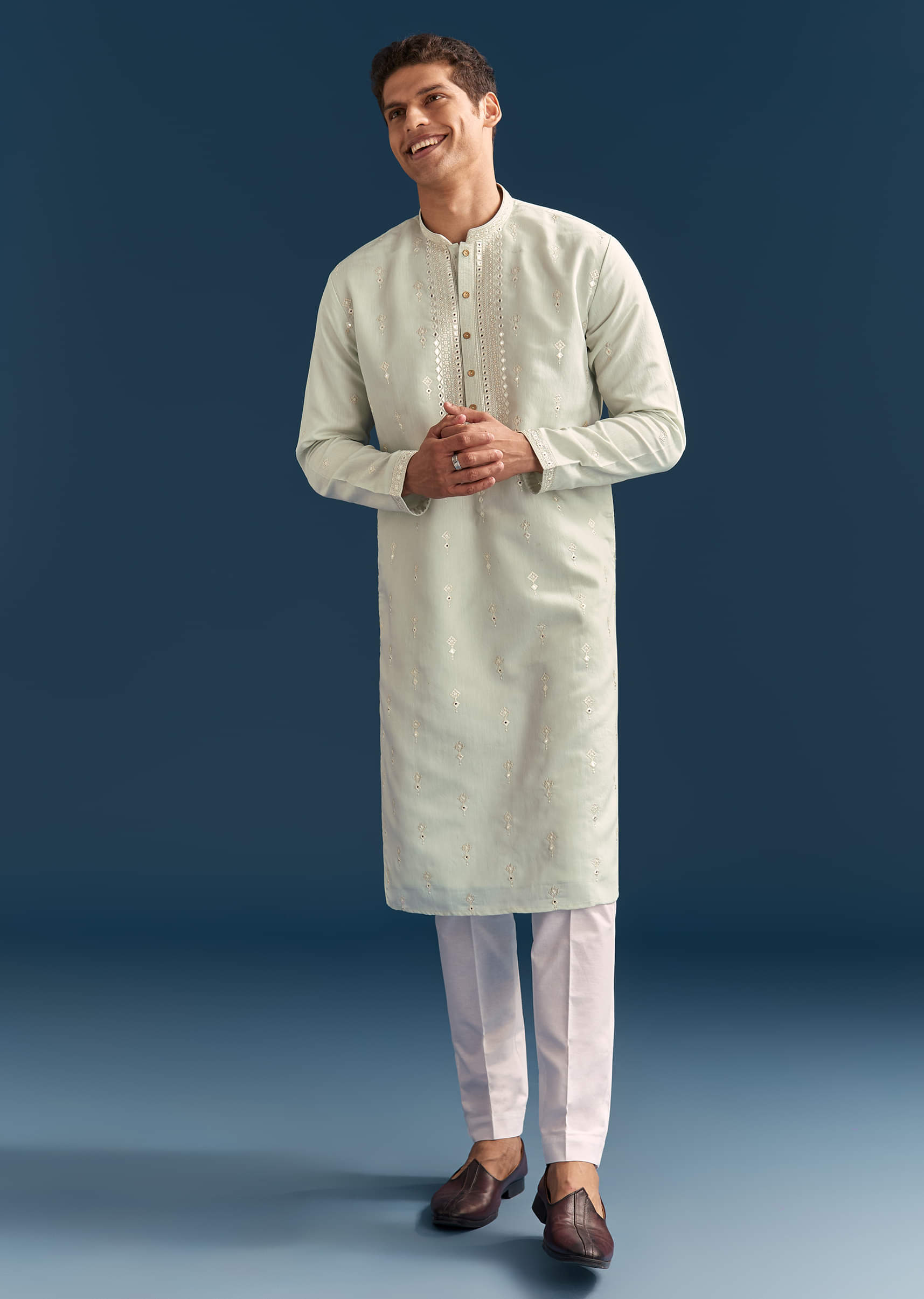 green-silk-kurta-set-for-men-with-thread-and-mirror-embroidery-sg330126-1.jpg