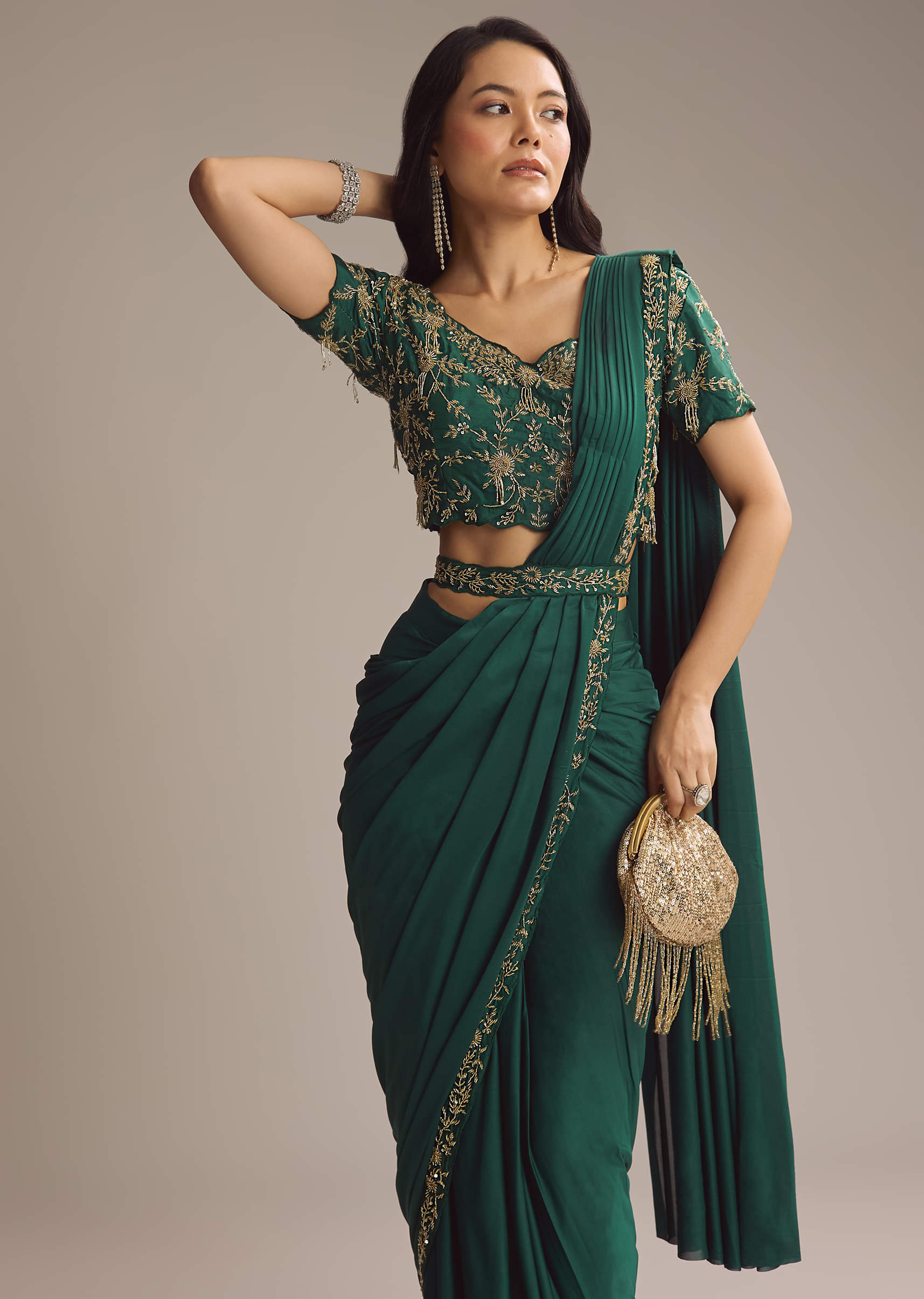 green-silk-ready-pleated-saree-with-cutdana-work-sg318792-4.jpg