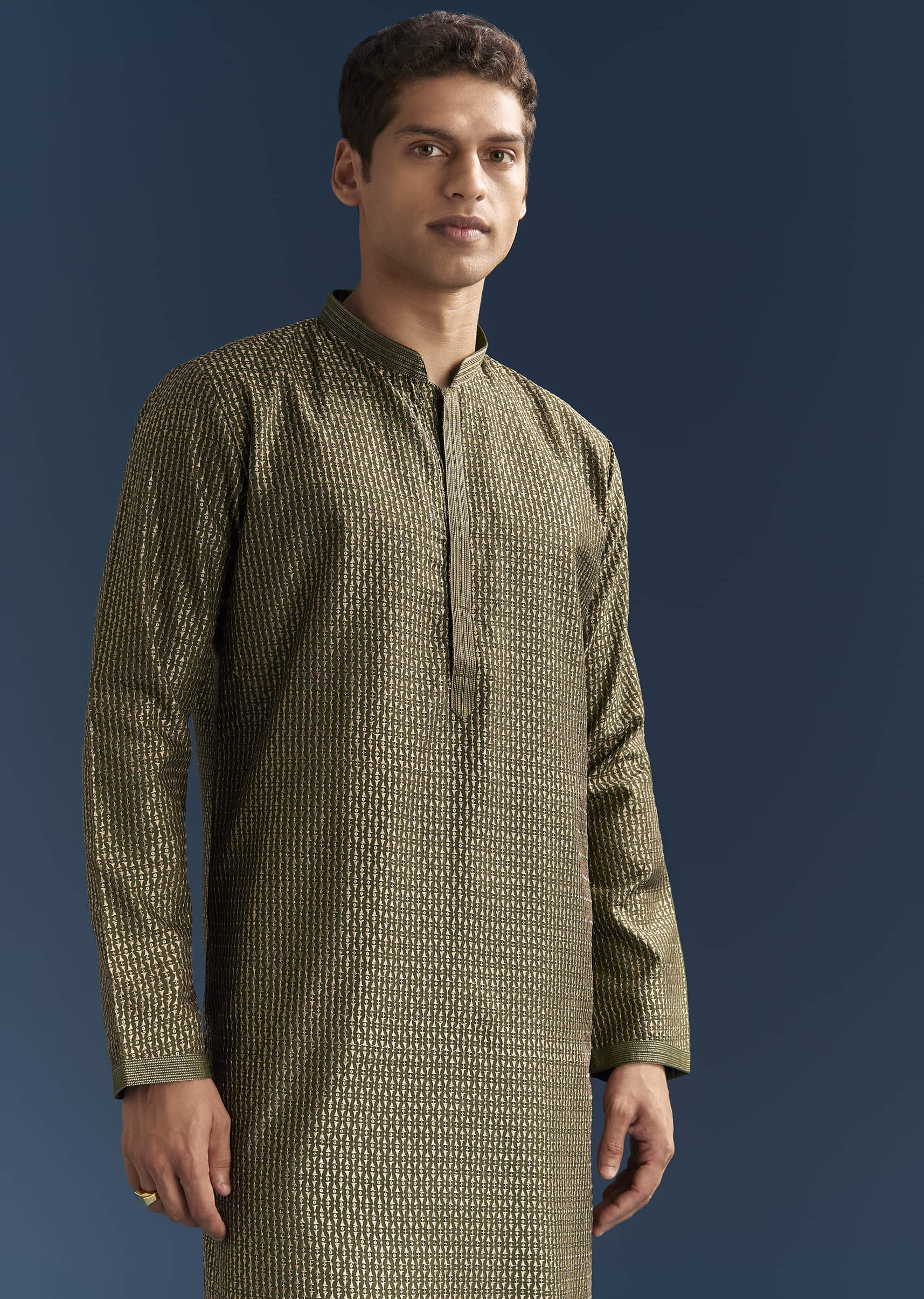 green-silk-textured-kurta-set-for-men-with-embroidery-sg330270-3.jpg
