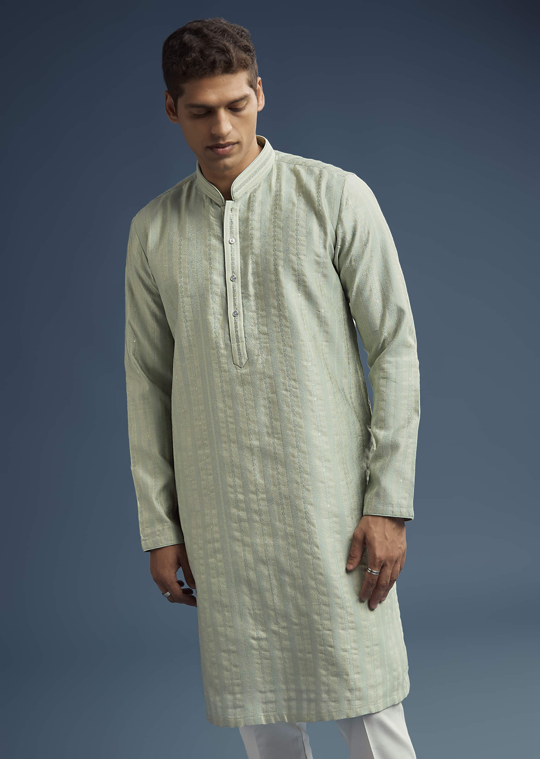 green-textured-jacquard-kurta-set-for-men-sg321452-3.jpg