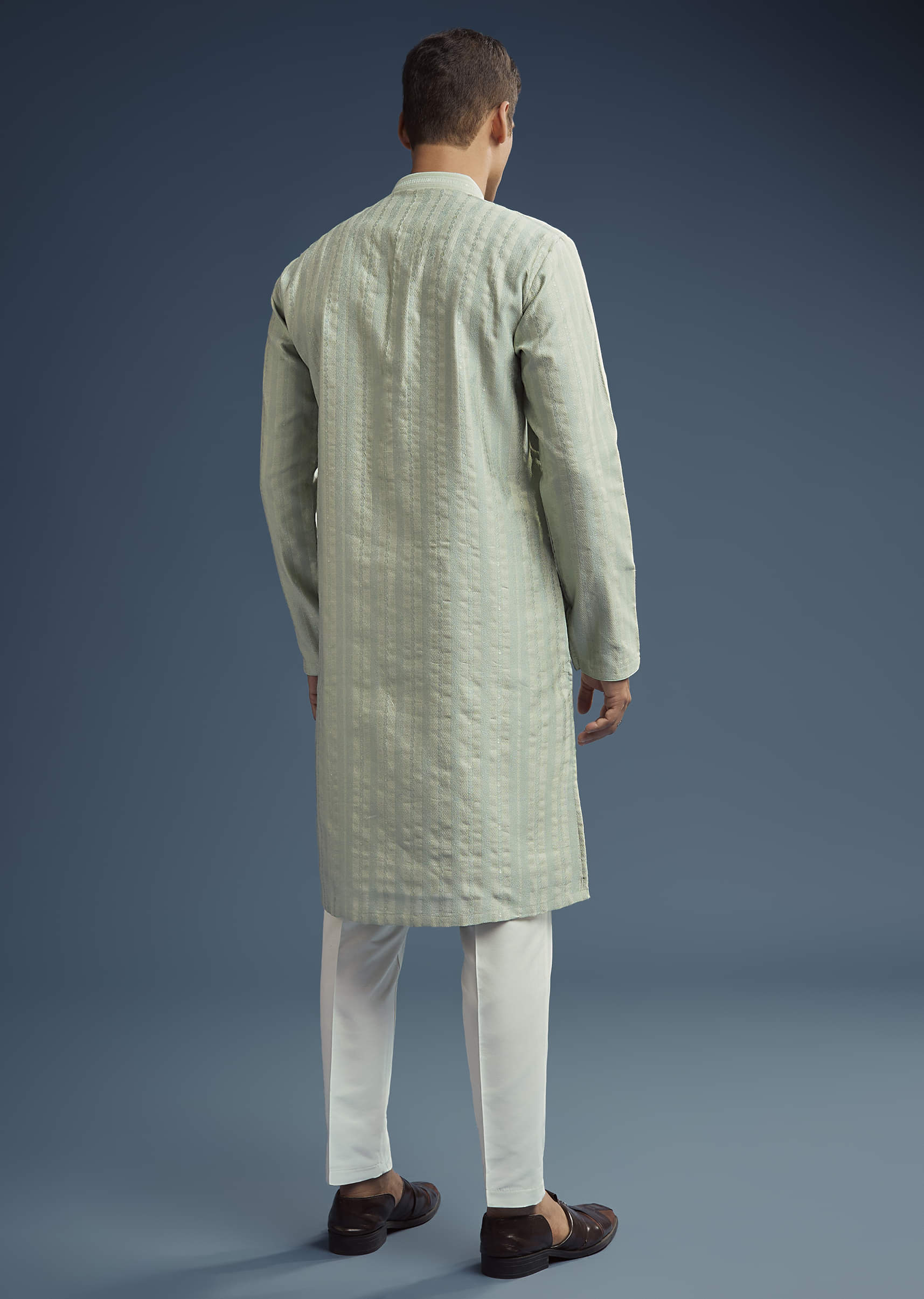 green-textured-jacquard-kurta-set-for-men-sg321452-5.jpg