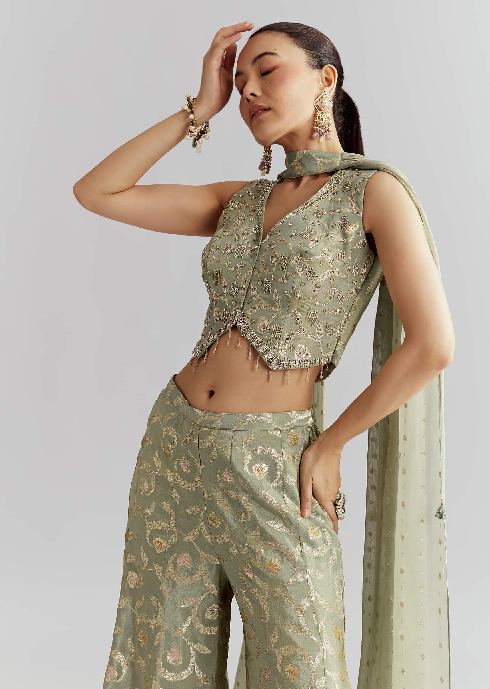 green-tissue-crop-top-and-palazzo-pant-set-with-embroidery-sg338056-4.jpg