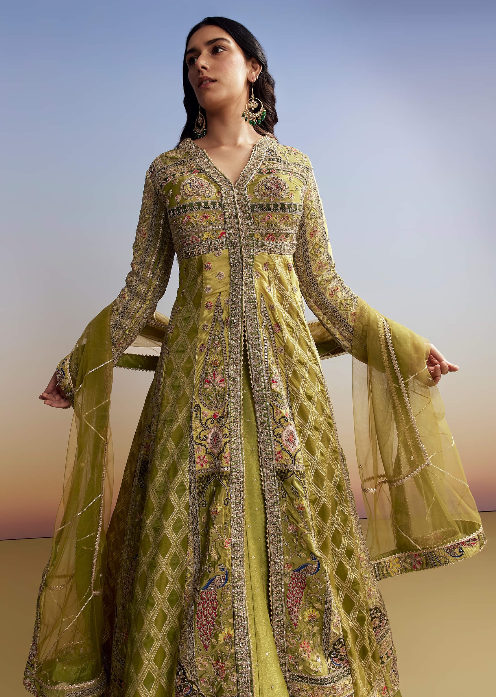 green-tissue-kurta-lehenga-set-sg291665-4.jpg