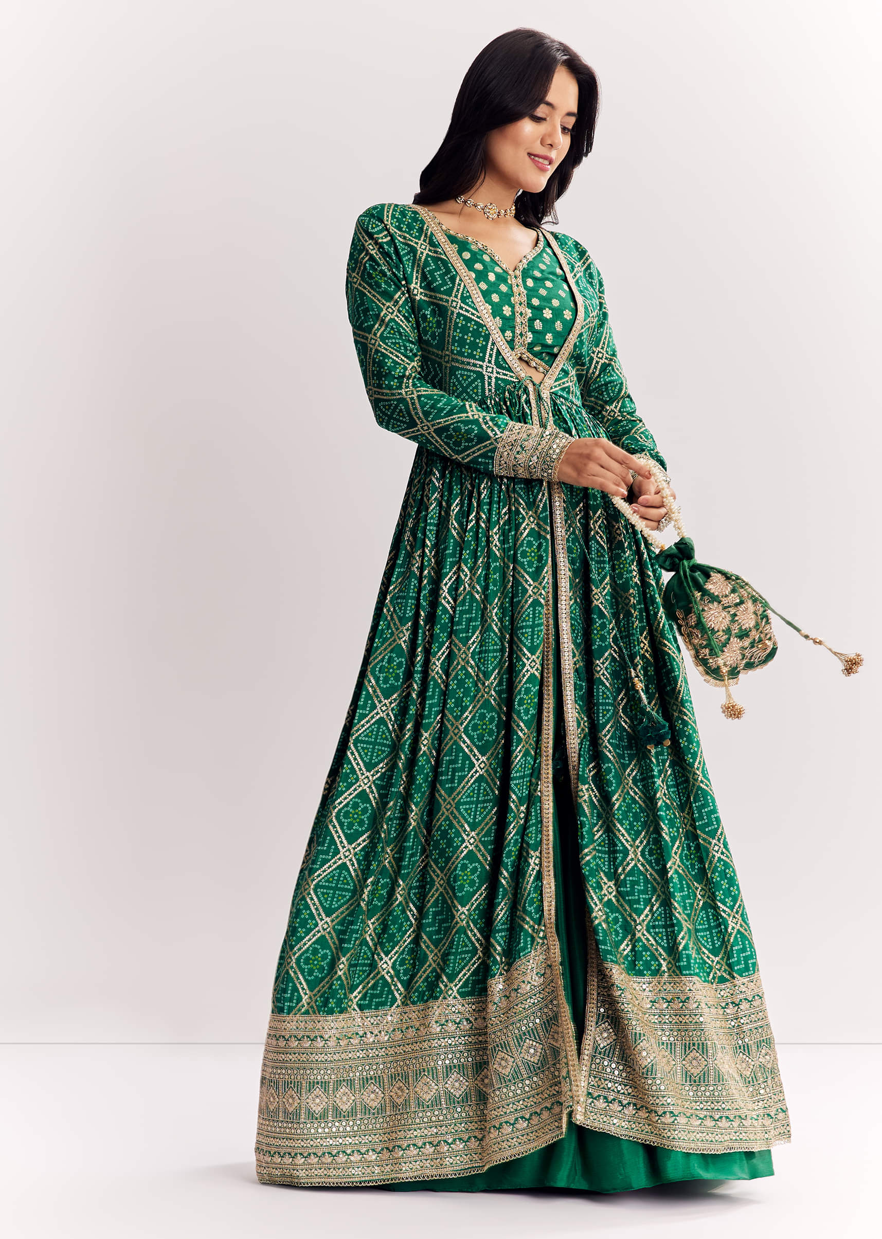 green-weave-silk-indowestern-skirt-set-with-bandhani-print-zari-work-jacket-sg307598-2_413ba5b9-931a-48ef-b3c2-323c4c359726.jpg