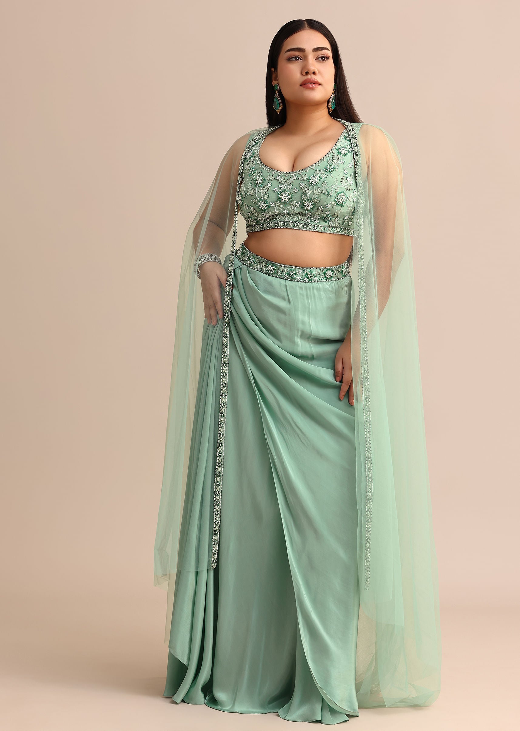 green_draped_skirt_with_net_cape-sg261554_2_b5e2c775-5aa5-4c89-83fe-755f1cf09e56.jpg
