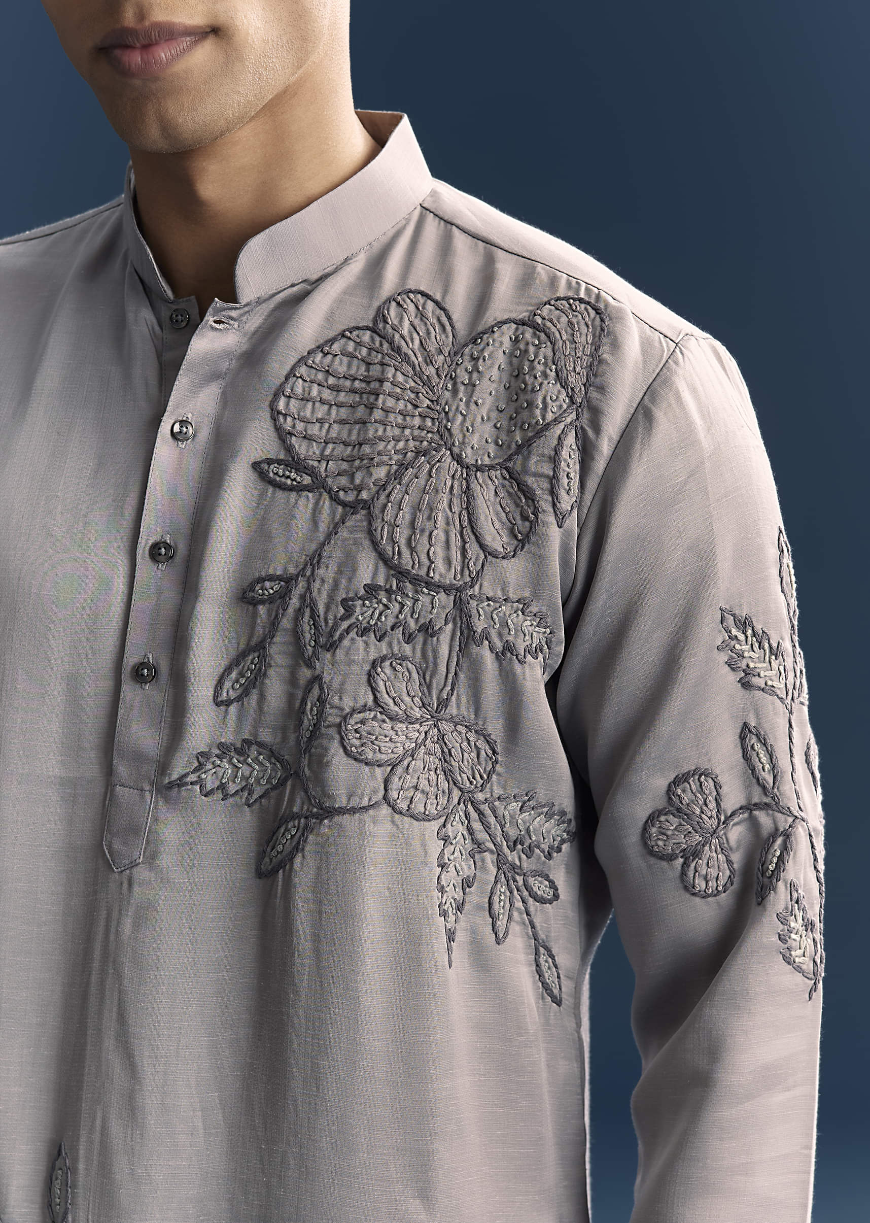 grey-kurta-set-for-men-with-thread-and-french-knot-embroidery-sg321924-4.jpg