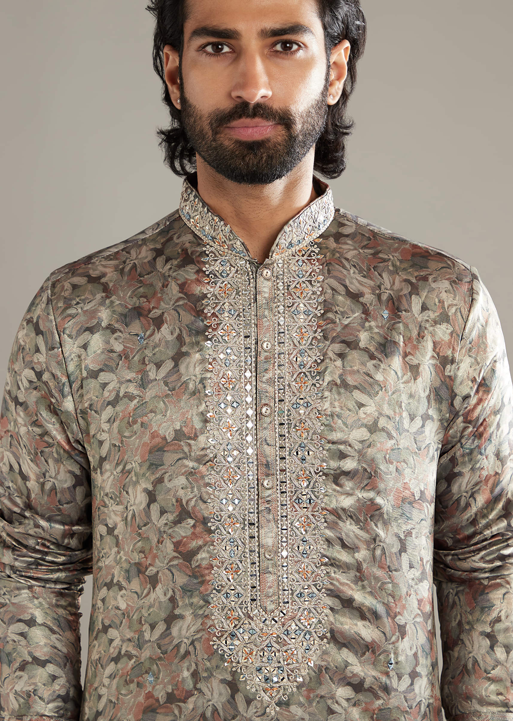 grey-silk-kurta-set-for-men-with-hand-embroidery-and-floral-print-sg355380-2.jpg