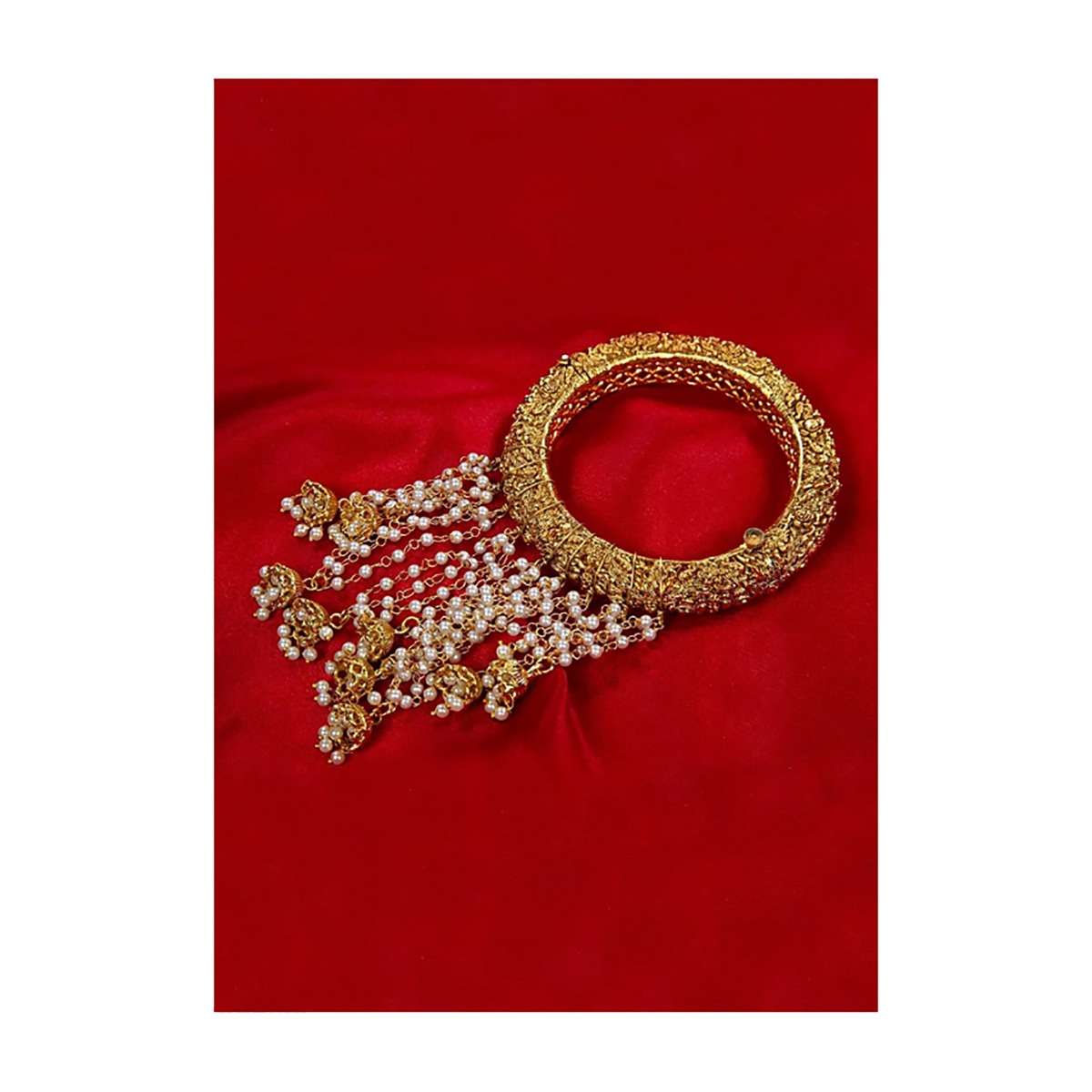 heavy_metal_coated_shiny_golden_kada_with_multi_layer_nano_moti_strings_with_jhumkas_only_on_kalki_53da7938-a48f-4321-a932-8151d3a0280d.jpg