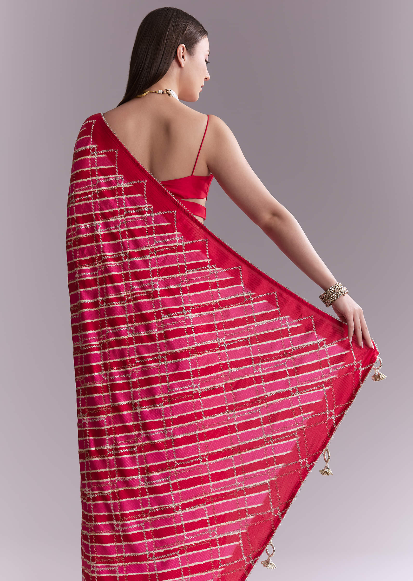 hot-pink-satin-printed-saree-with-criss-cross-stripes-sg351907-6.jpg