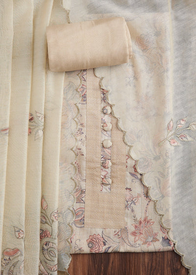 Ivory Cotton Suit Set