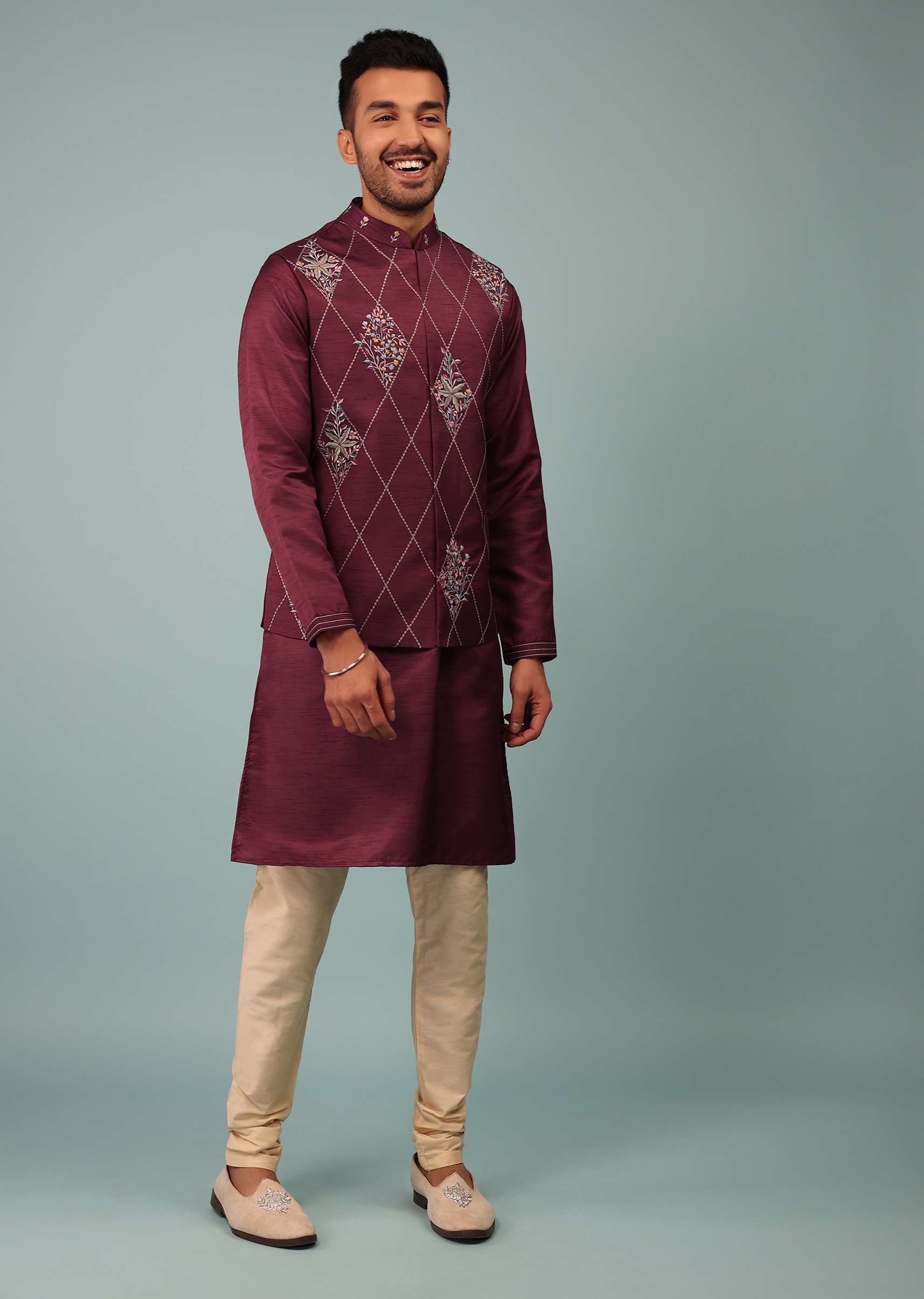kalki_ruby_wine_red_bandi_jacket_set_in_raw_silk-sg119766_5.jpg