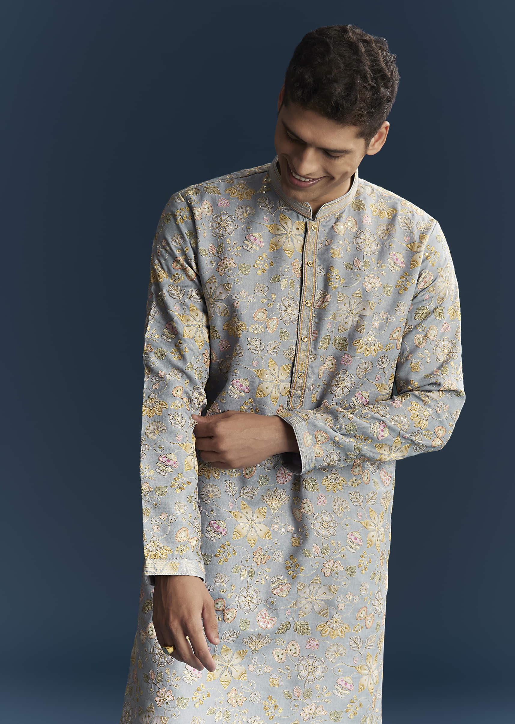 light-blue-silk-kurta-set-for-men-with-thread-embroidery-sg344151-4.jpg