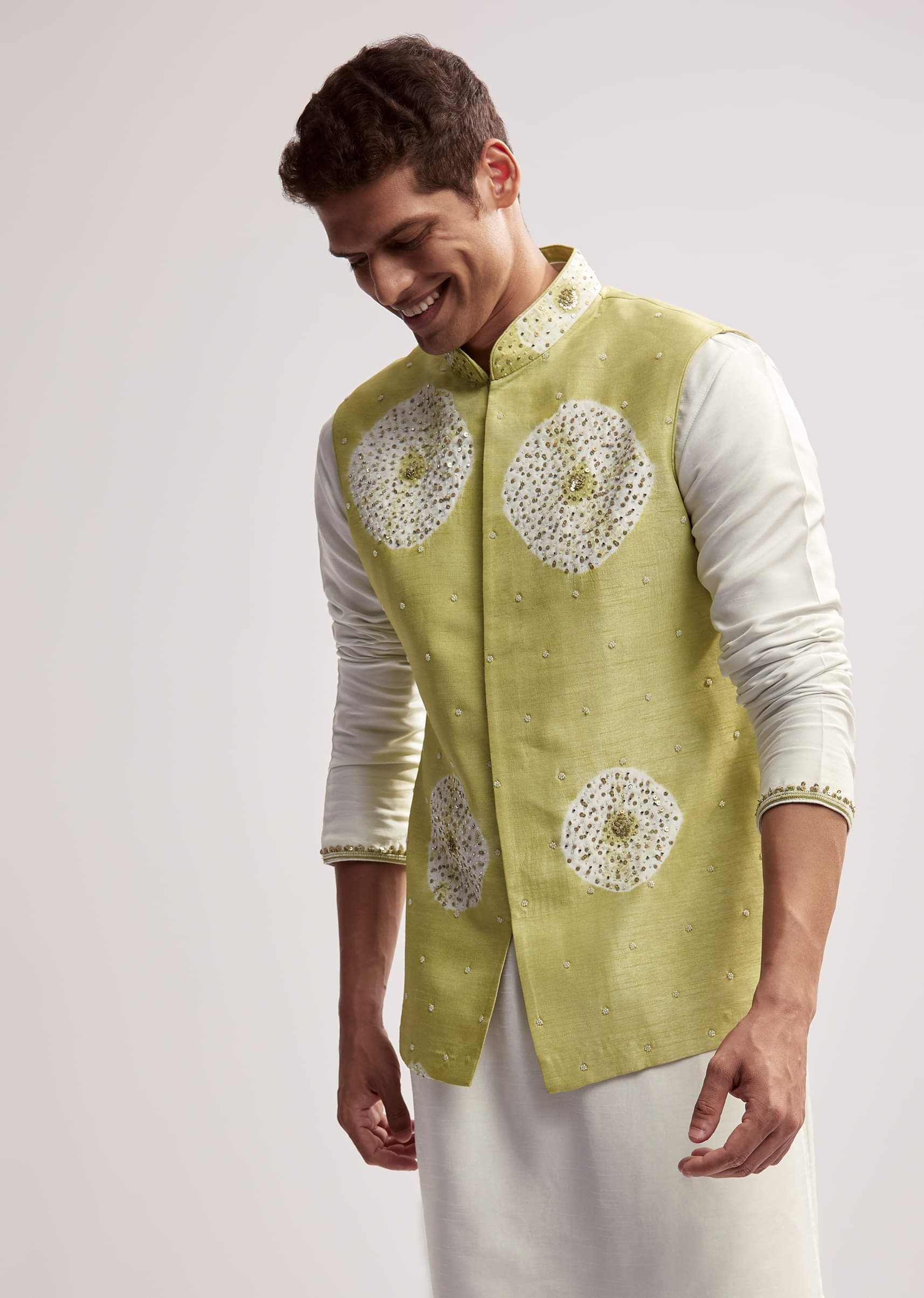 lime-green-silk-kurta-jacket-set-for-men-with-hand-embroidery-sg327141-4.jpg