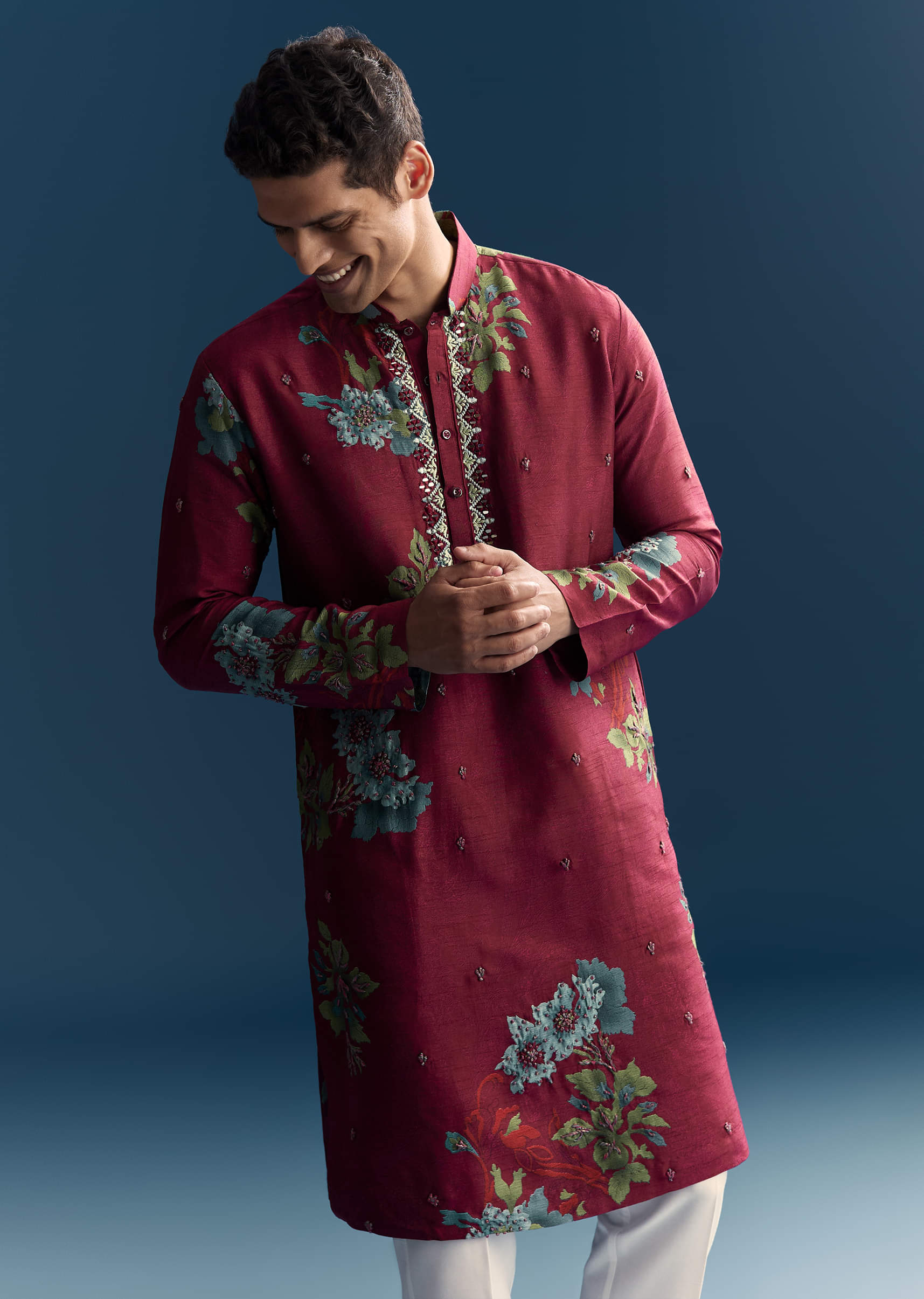 magenta-silk-kurta-set-for-men-with-heavy-hand-work-sg322156-4.jpg
