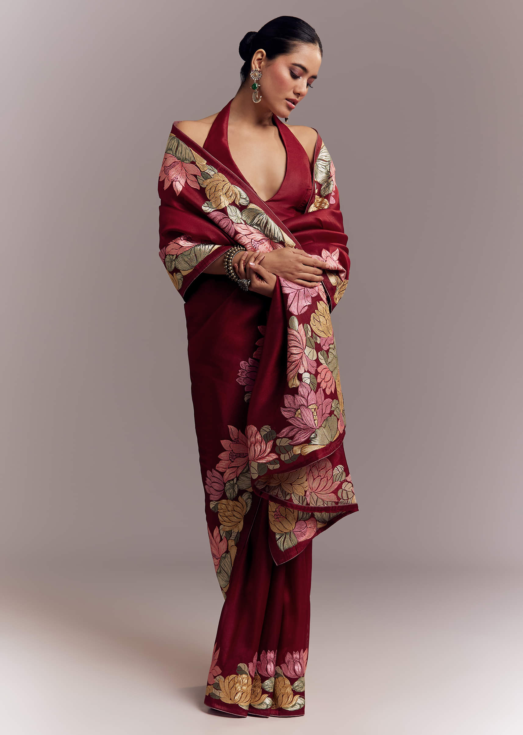 maroon-organza-silk-saree-with-floral-embroidery-and-cutwork-sg346401-1.jpg