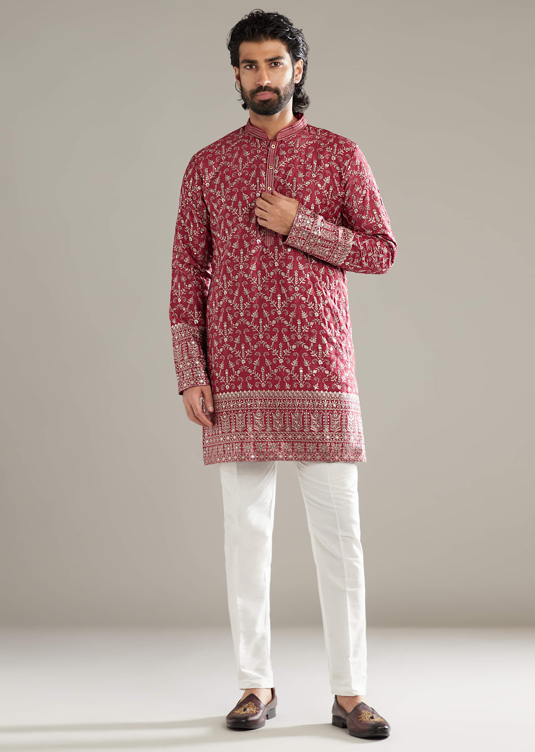 maroon-silk-kurta-set-for-men-with-sequins-and-resham-embroidery-sg357854-1.jpg