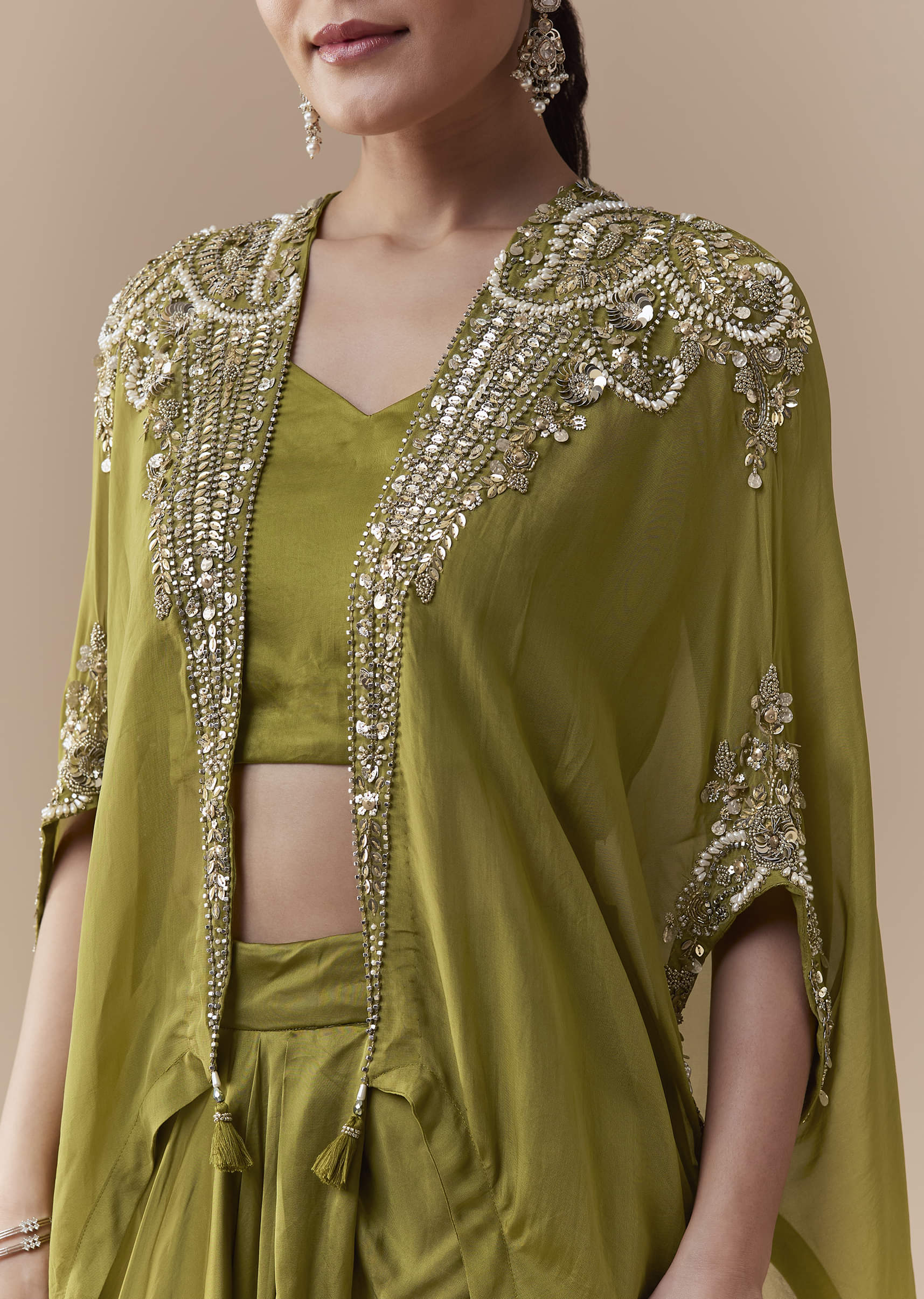 mehendi-green-crop-top-draped-skirt-set-with-sequin-cape-sg343803-2.jpg