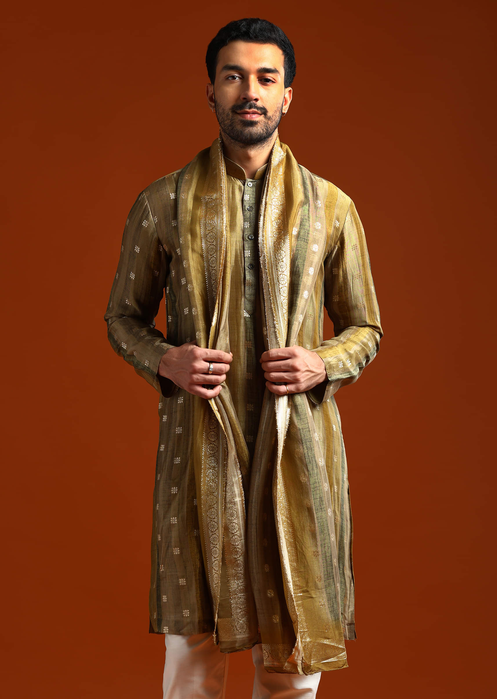 mehendi-green-silk-kurta-set-for-men-with-zari-embroidery-sg332580-4.jpg