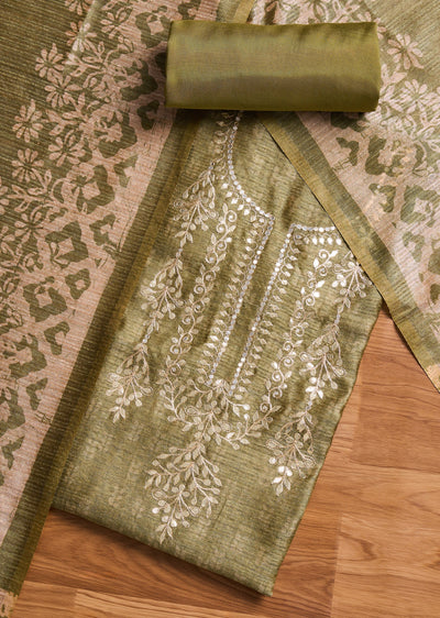 Mehendi Green Suit