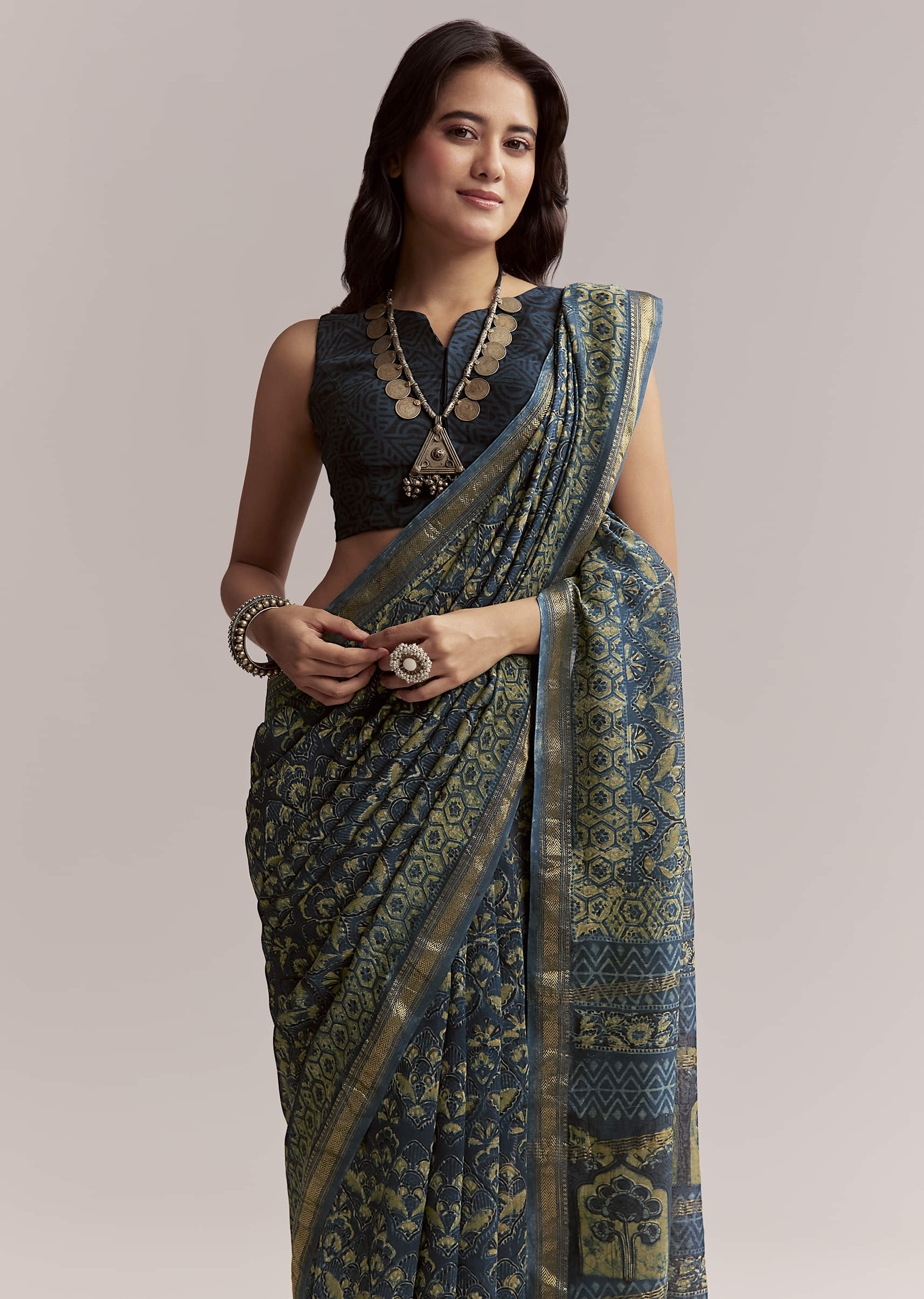 midnight-blue-linen-printed-saree-with-traditional-ajrakh-print-sg311994-5.jpg