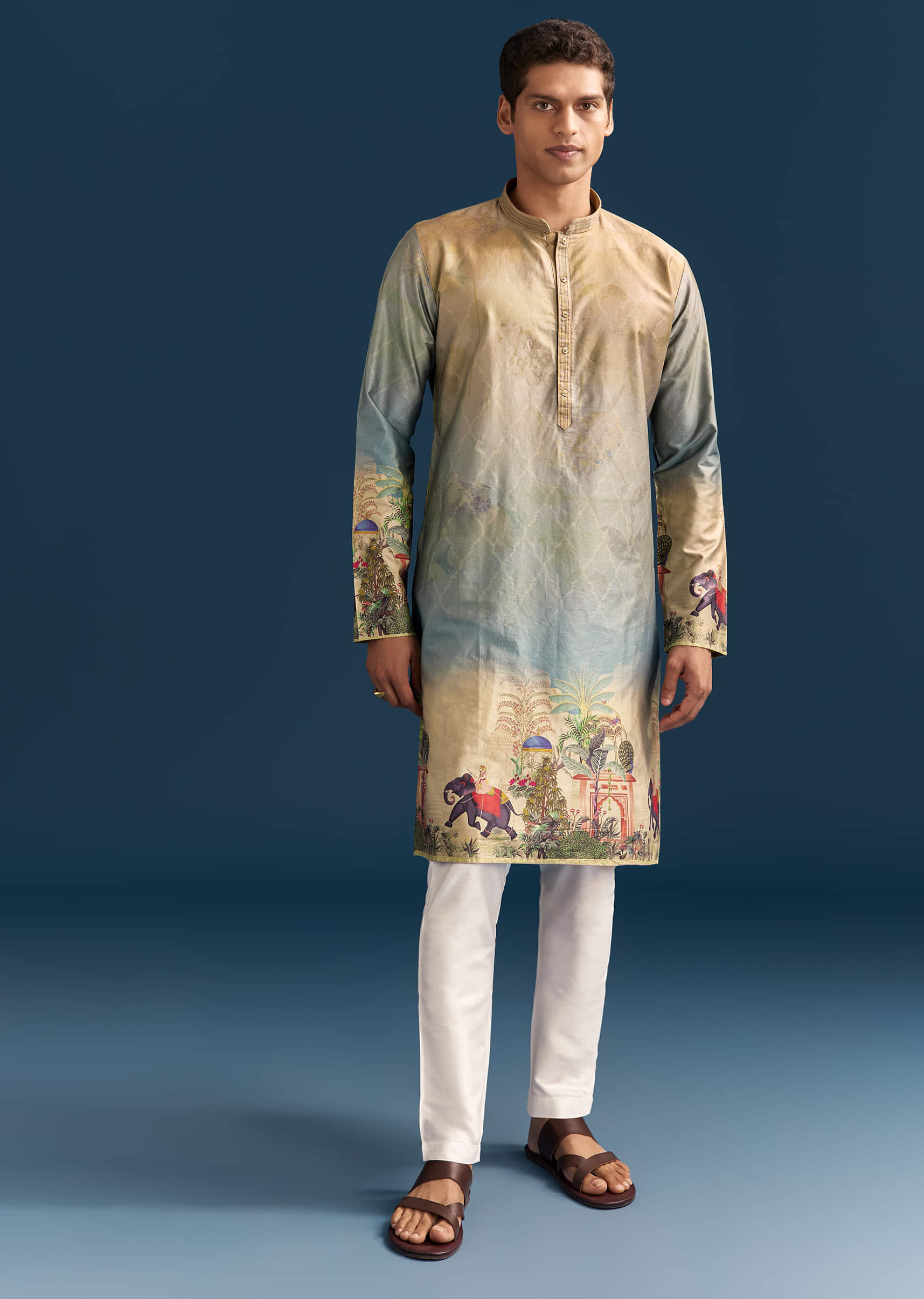 multicolour-ombre-silk-printed-kurta-set-for-men-sg330238-1.jpg