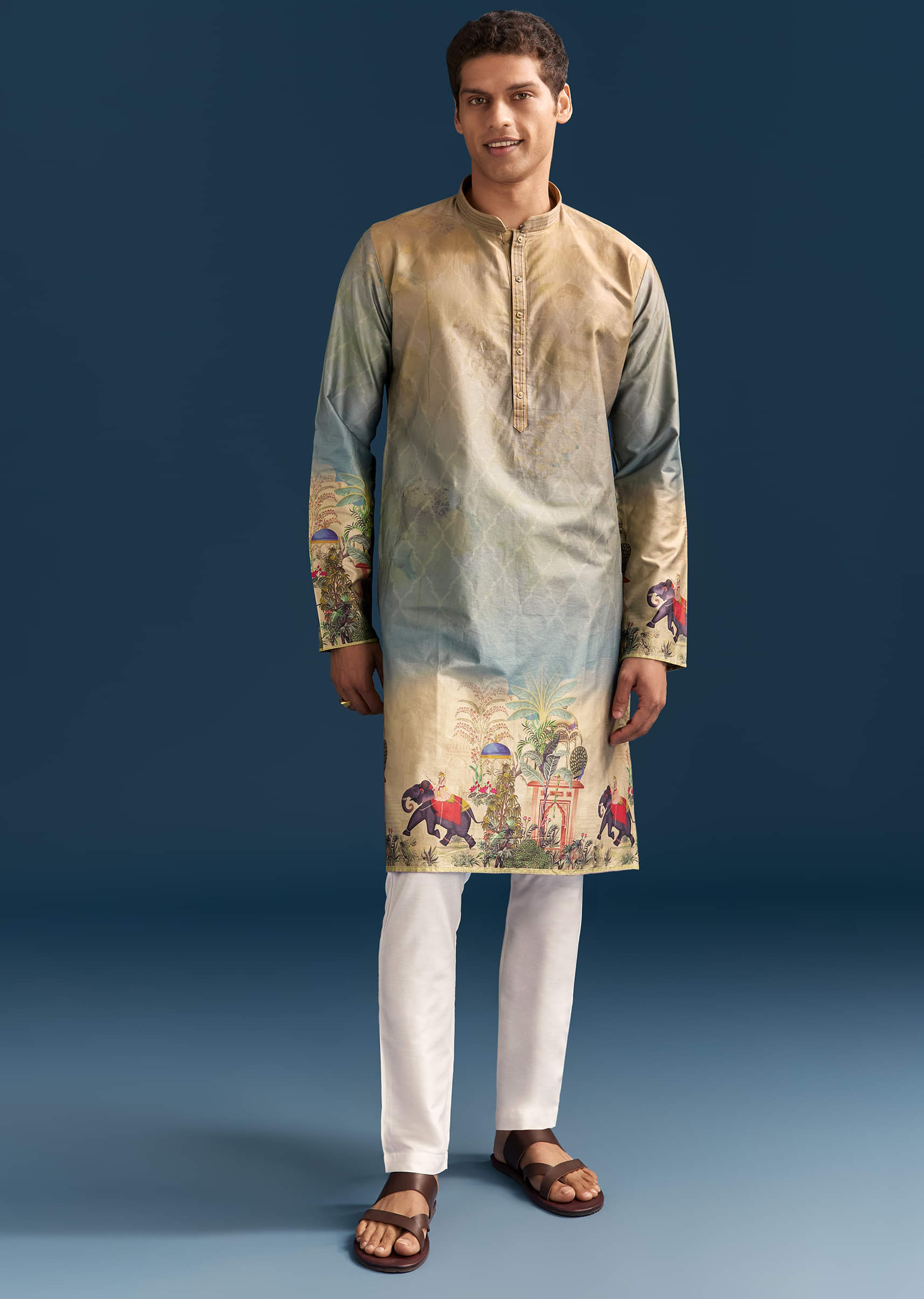 multicolour-ombre-silk-printed-kurta-set-for-men-sg330238-3.jpg