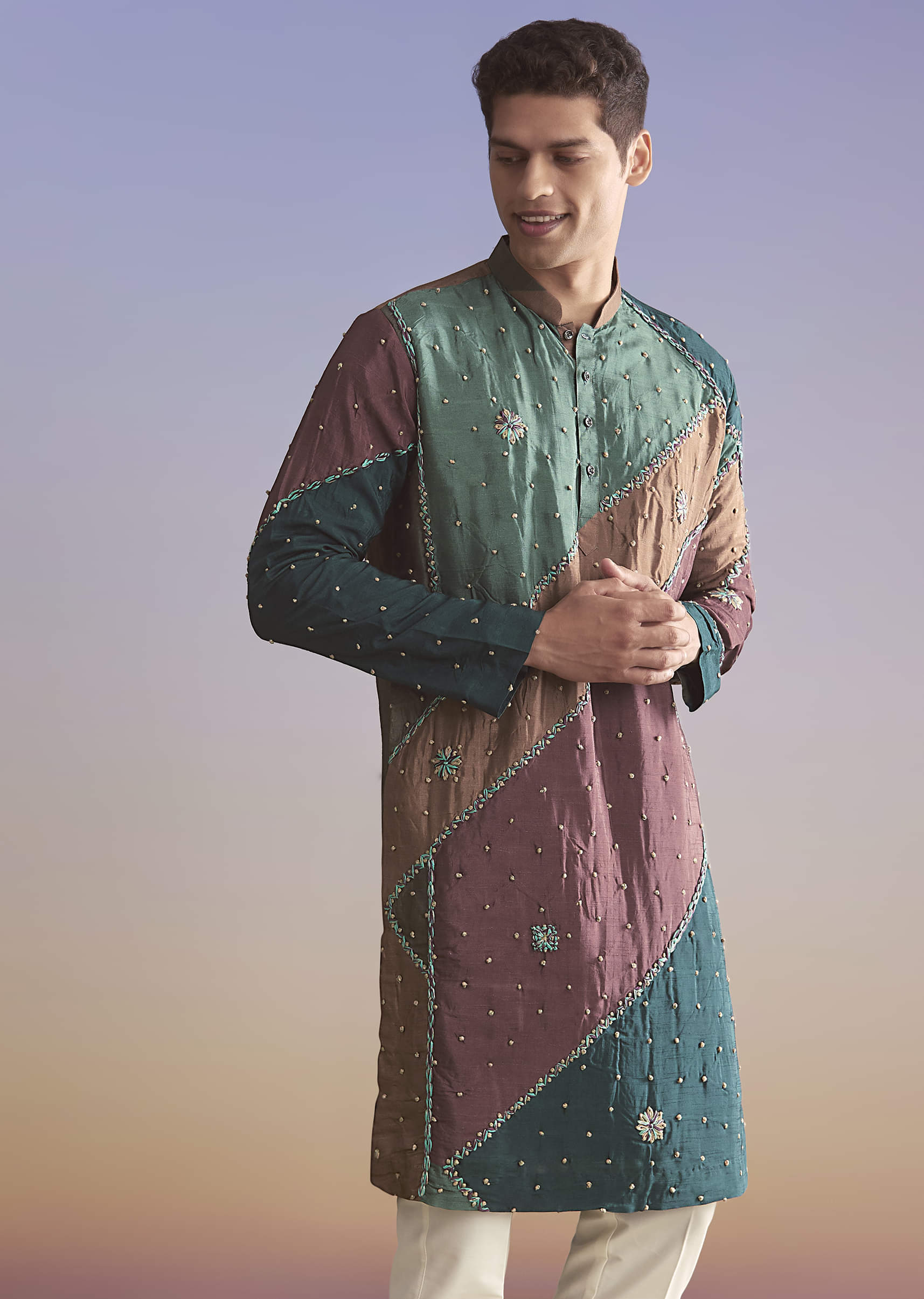 multicolour-silk-kurta-set-for-men-with-intricate-resham-work-sg332548-4.jpg