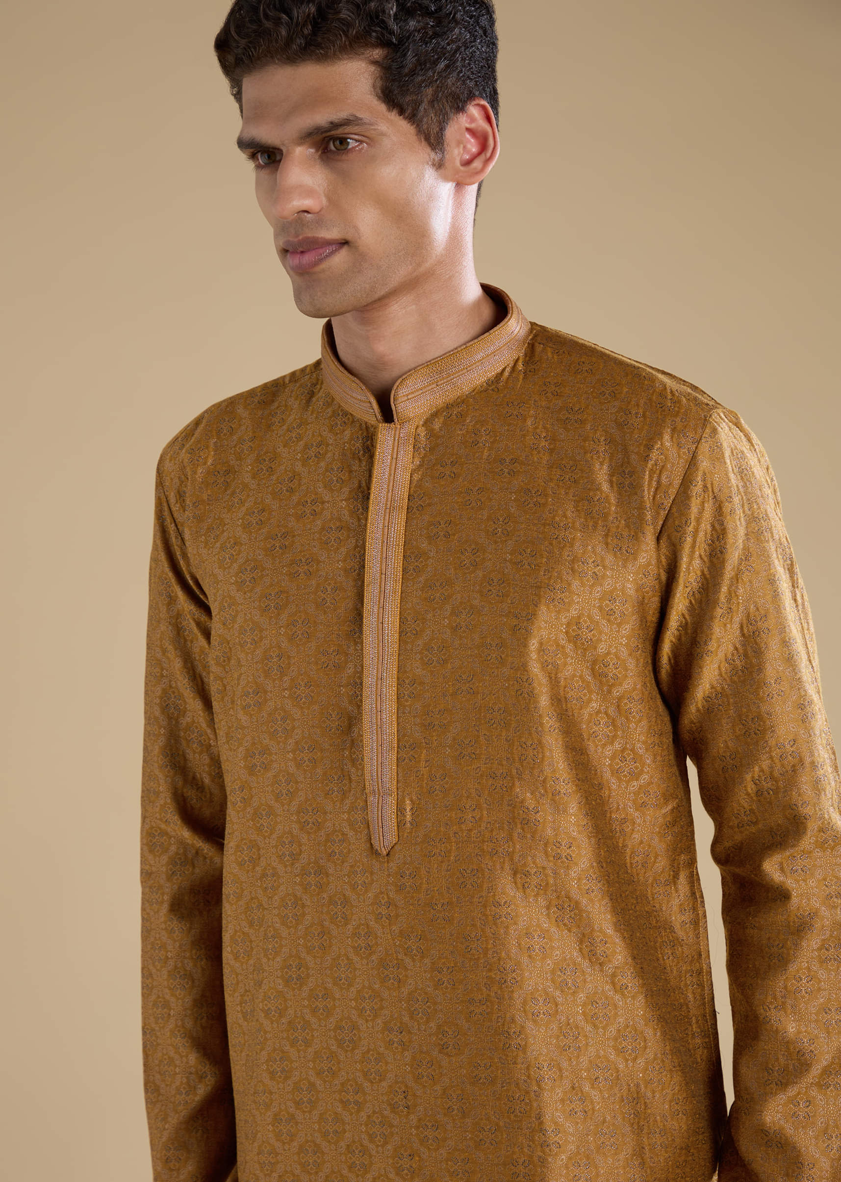 mustard-yellow-jacquard-kurta-set-sg321340-2.jpg