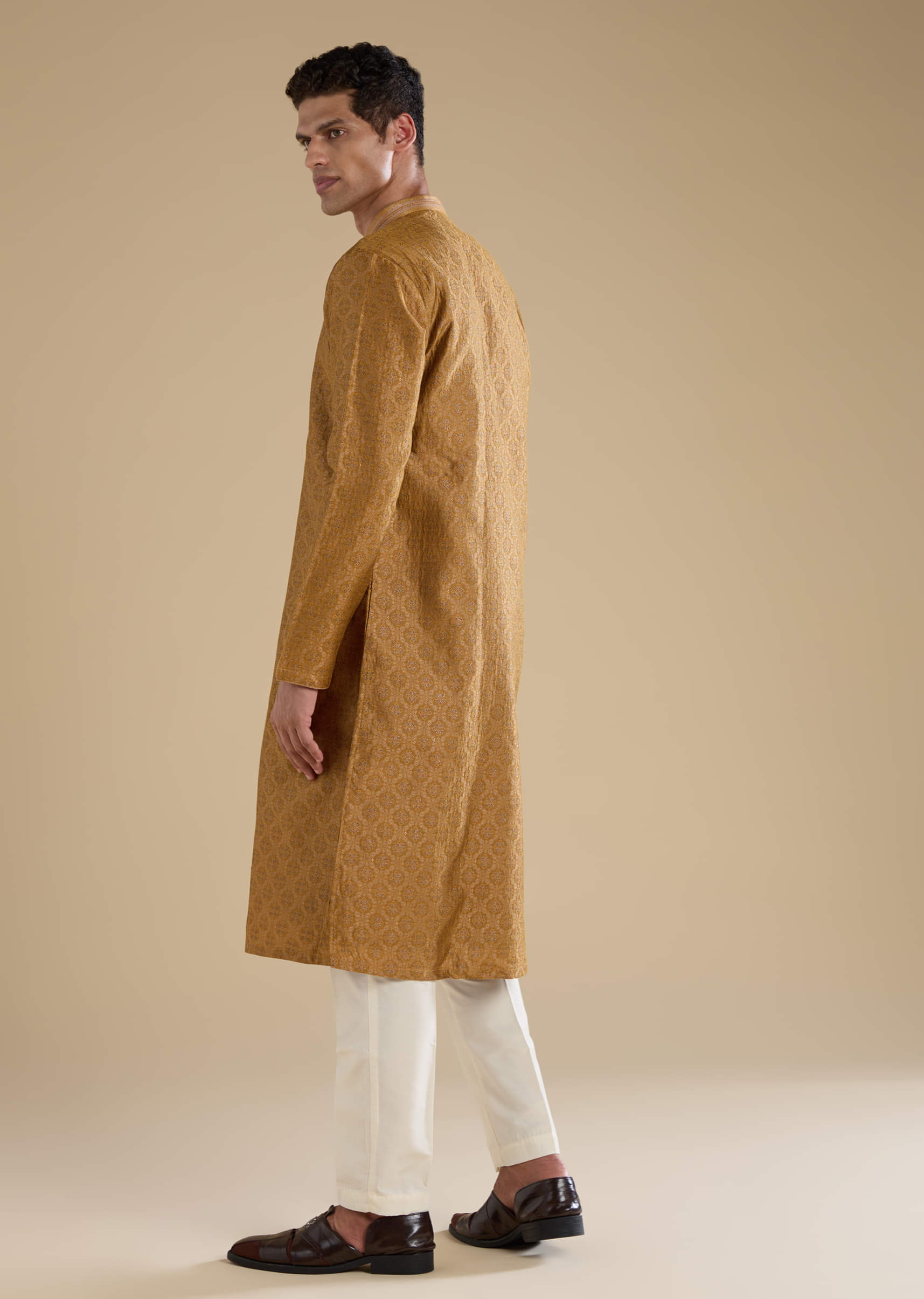 mustard-yellow-jacquard-kurta-set-sg321340-5.jpg