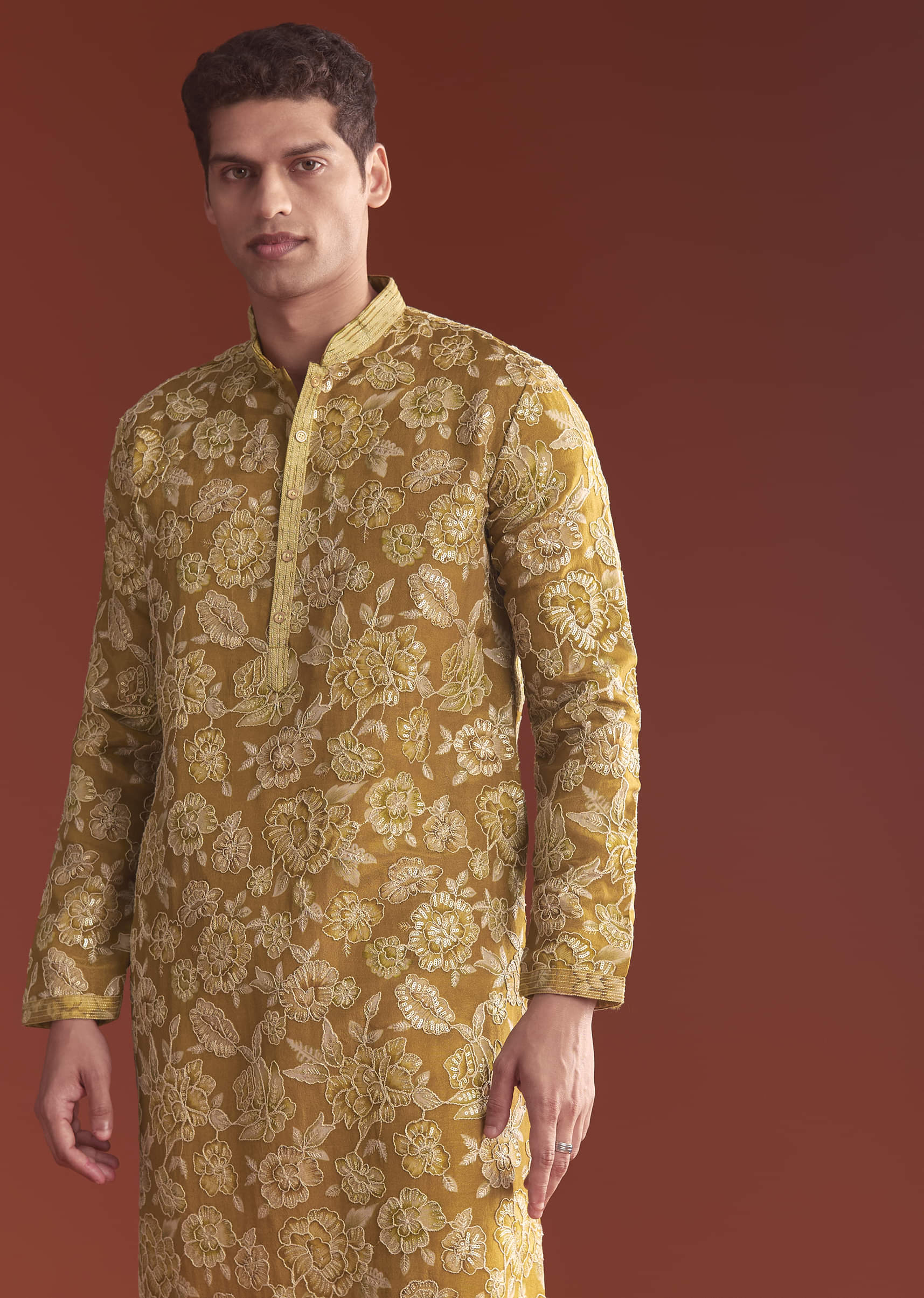mustard-yellow-silk-kurta-set-for-men-with-floral-resham-work-sg356826-4.jpg
