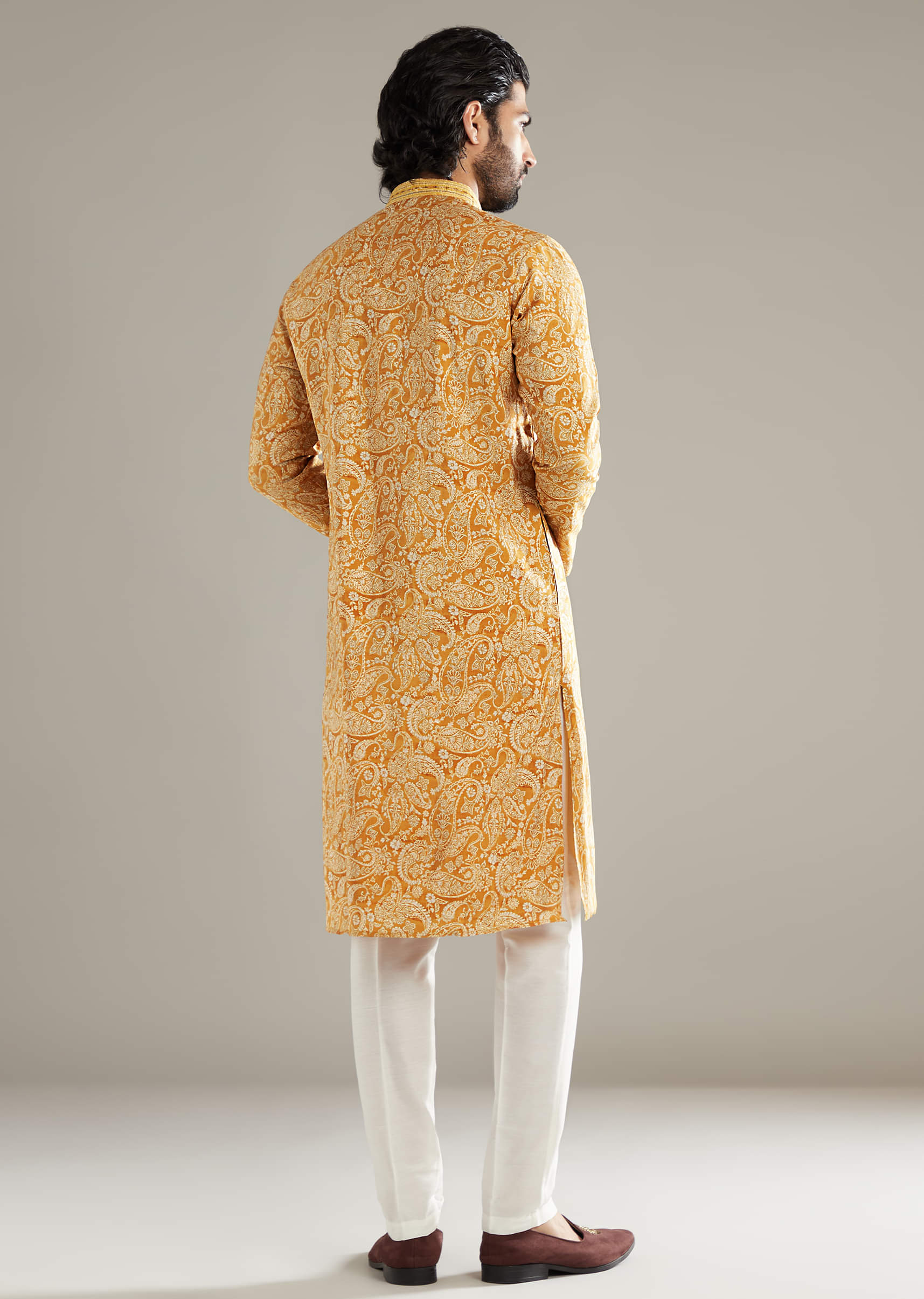 mustard-yellow-silk-kurta-set-for-men-with-paisley-print-sg347938-3.jpg