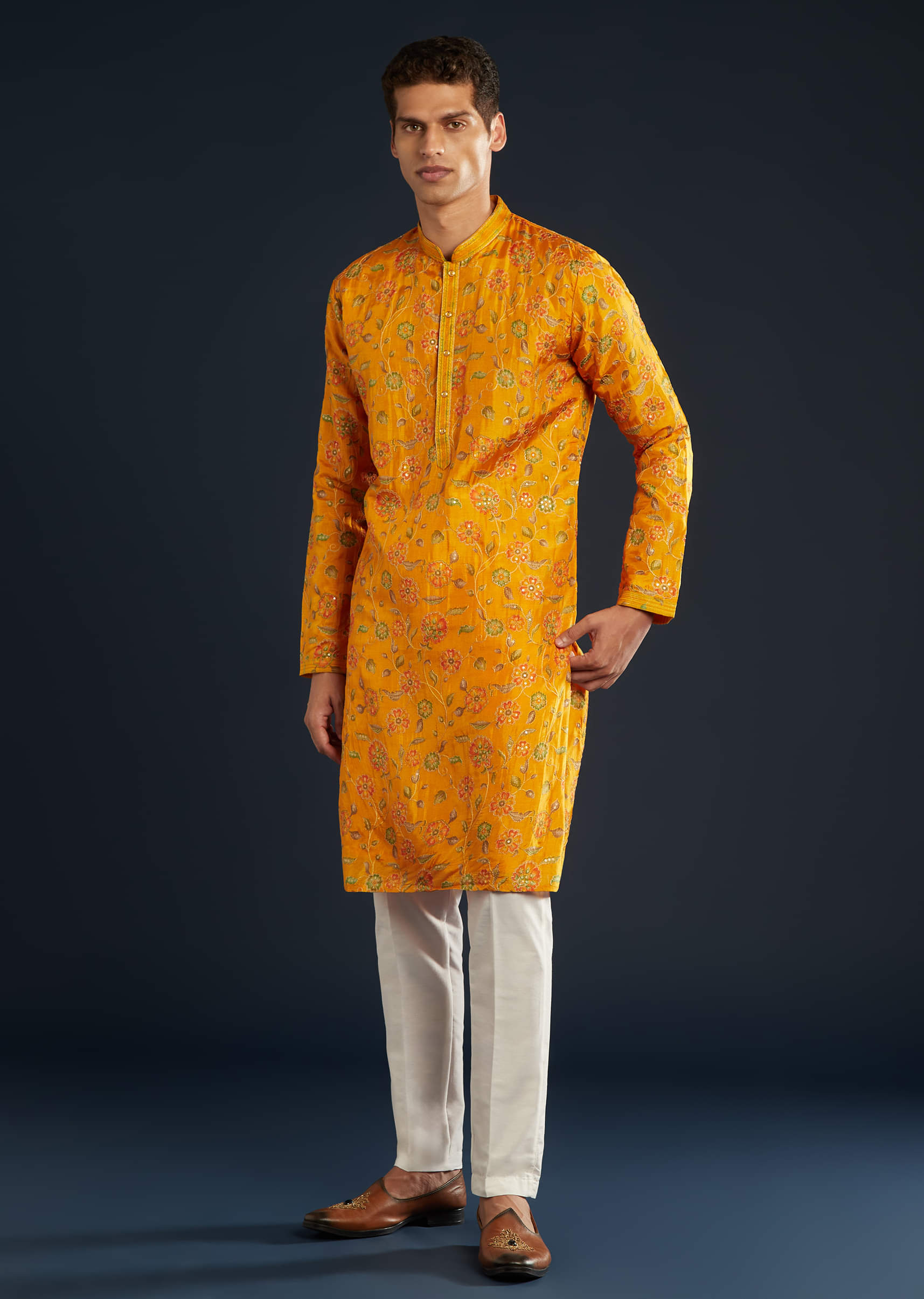 mustard-yellow-silk-mens-kurta-set-with-resham-sequins-sg353625-1.jpg