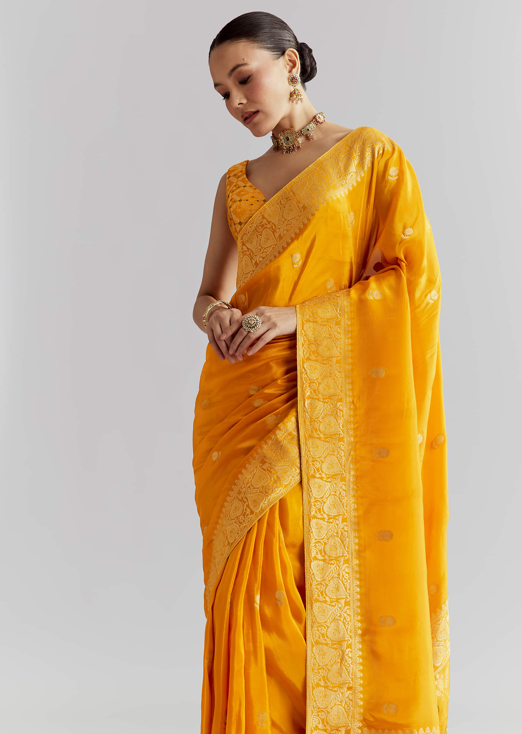 mustard-yellow-silk-woven-saree-with-floral-motif-embroidery-sg350484-5.jpg
