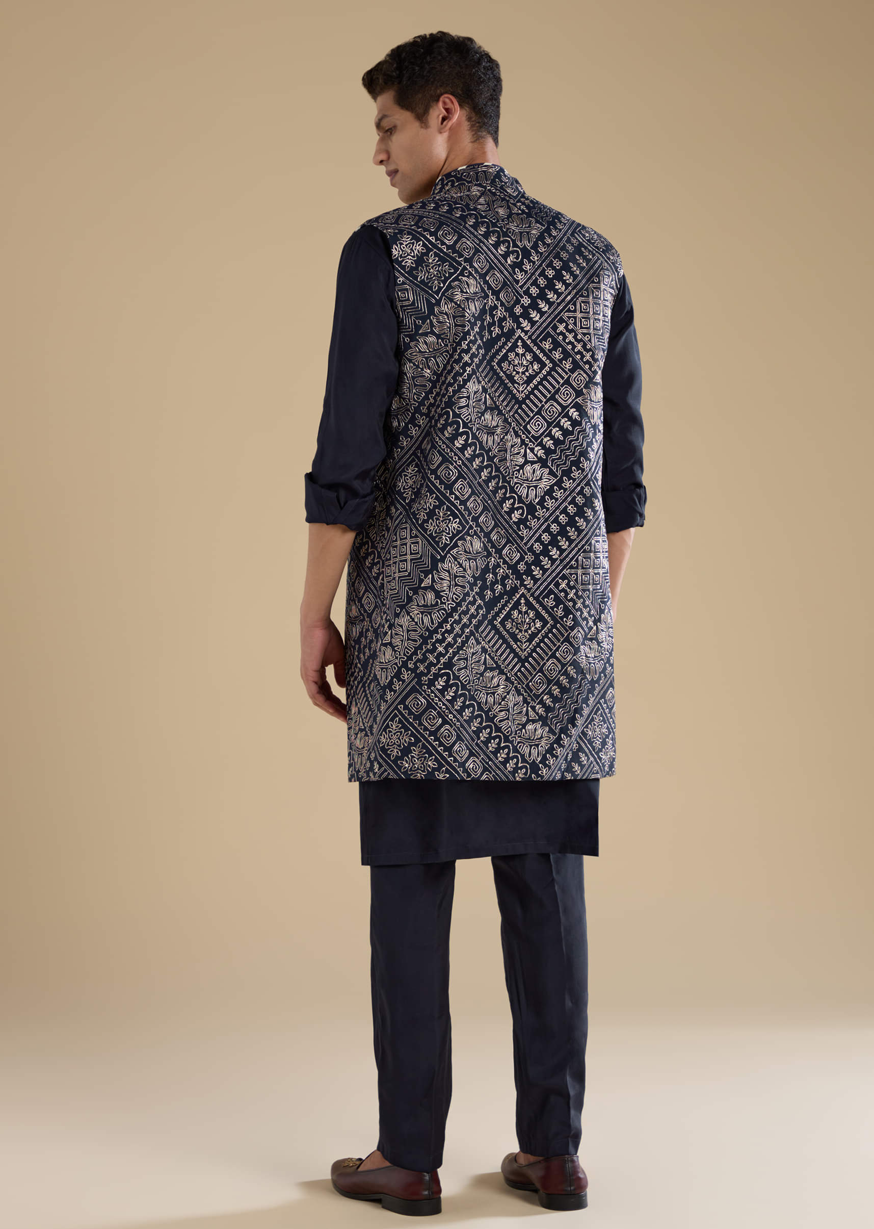 navy-blue-jacquard-silk-jacket-kurta-set-with-resham-sg332964-5.jpg