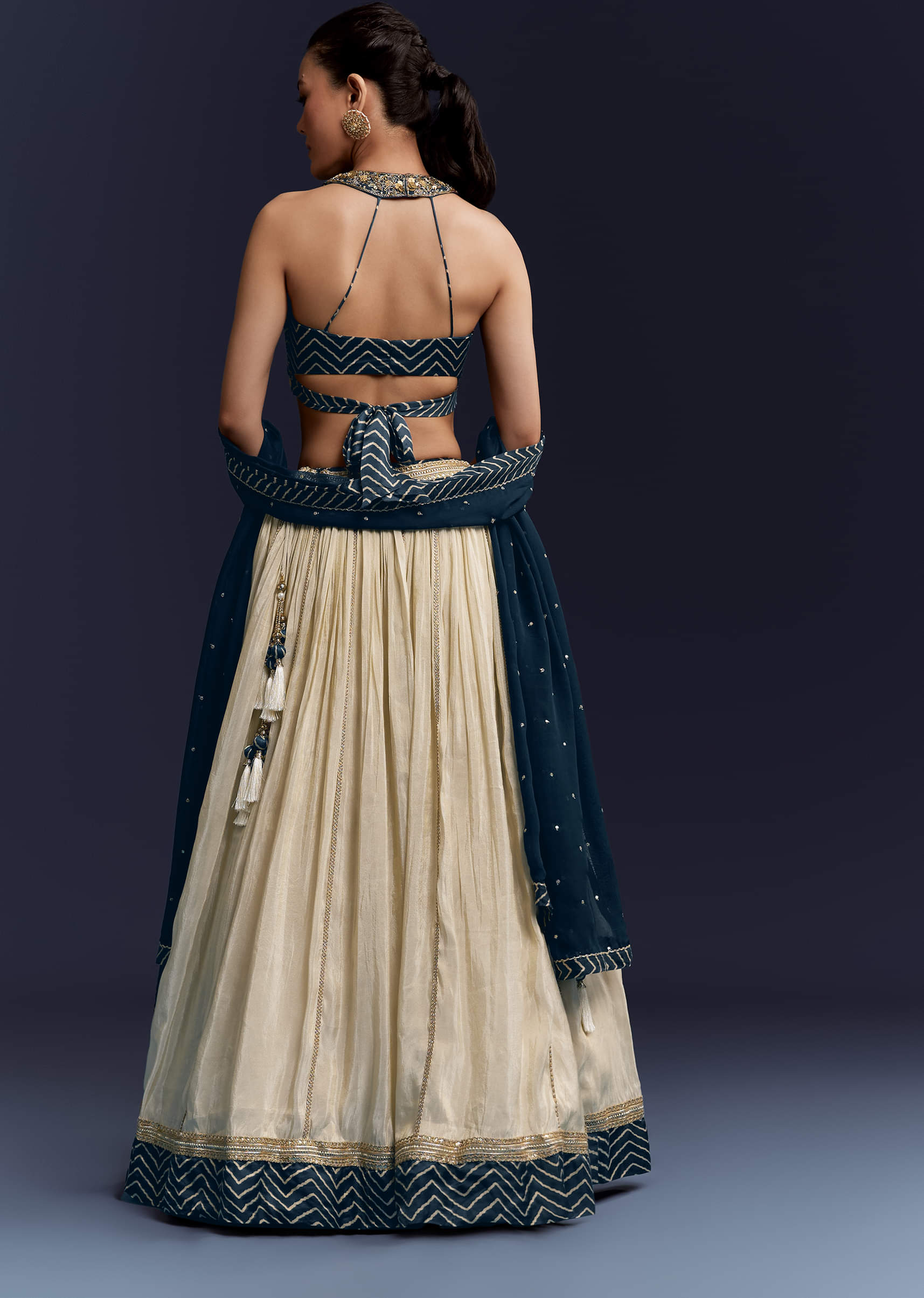 navy-blue-satin-bridesmaid-lehenga-with-hand-dyed-chevron-print-choli-sg345065-2.jpg