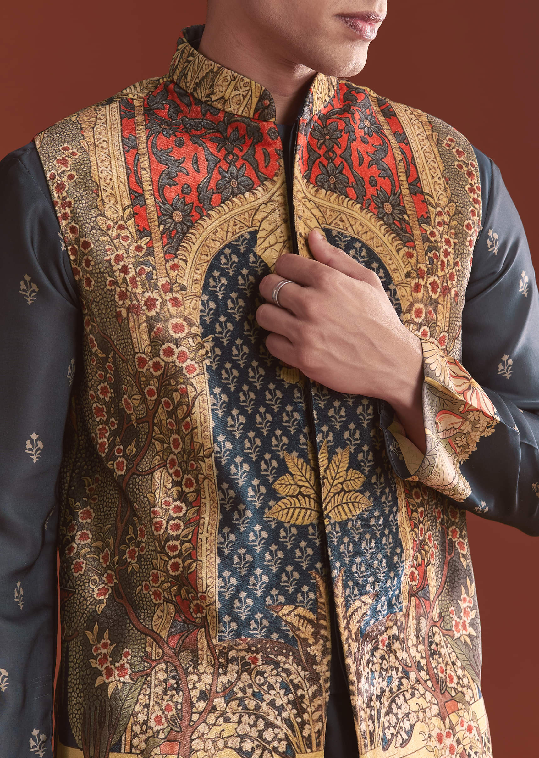navy-blue-silk-kurta-jacket-set-for-men-with-ethnic-print-sg357025-2.jpg