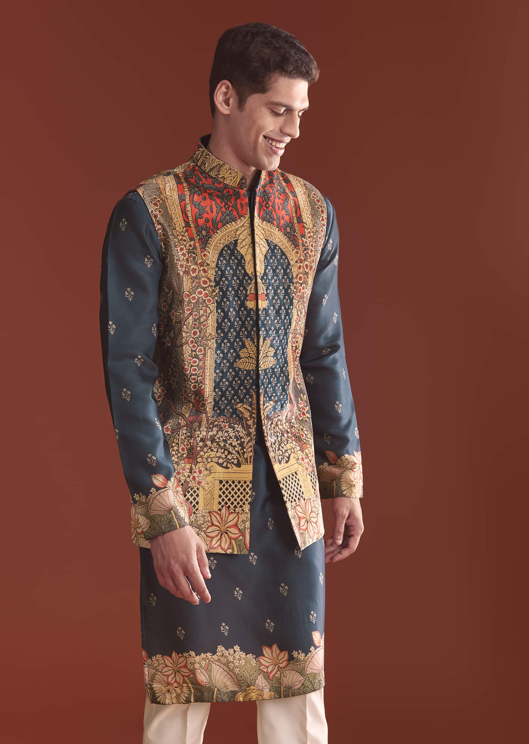 navy-blue-silk-kurta-jacket-set-for-men-with-ethnic-print-sg357025-4.jpg