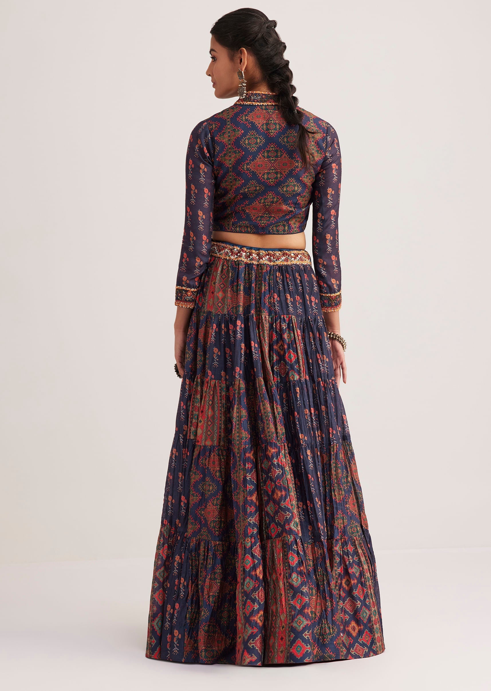 navy_blue_silk_skirt_set_with_orange_indie_prints-sg297299_5_ade6de29-b582-41a2-b373-6c0f84106d2f.jpg
