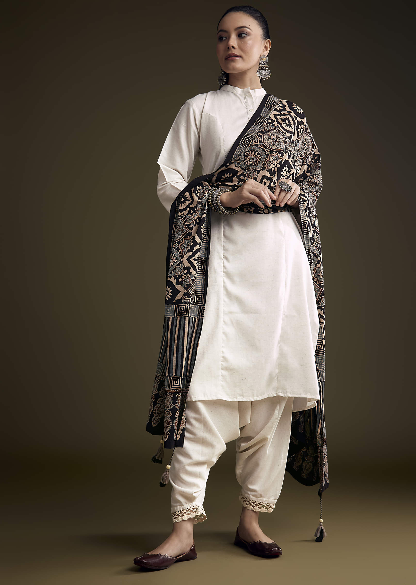 off-white-khadi-dhoti-suit-with-black-hand-dyed-ajrakh-dupatta-sg356610-3.jpg