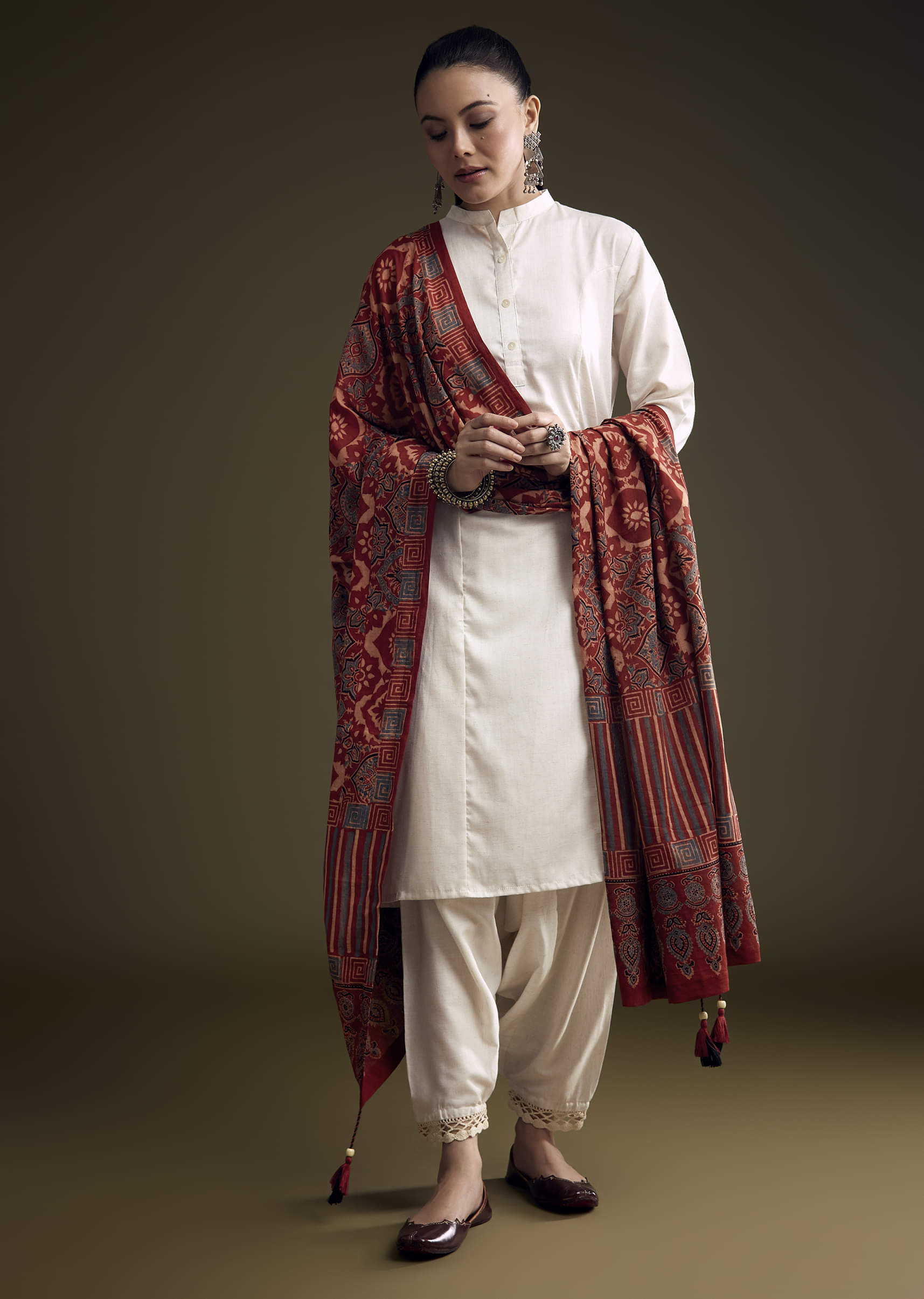 off-white-khadi-dhoti-suit-with-red-hand-dyed-ajrakh-dupatta-sg356595-1.jpg