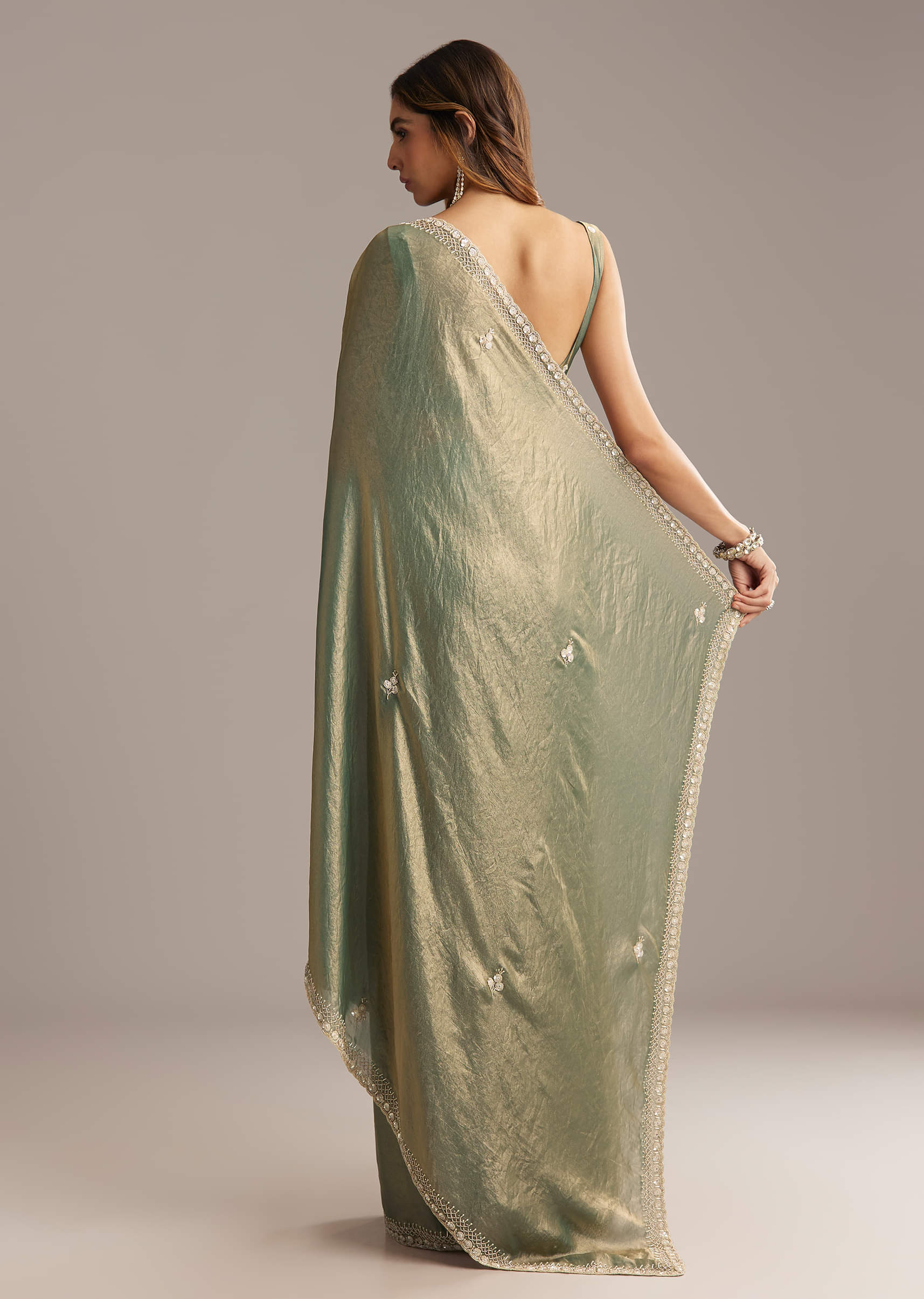 olive-green-chinon-saree-with-velvet-touch-and-sequin-work-sg317886-4.jpg