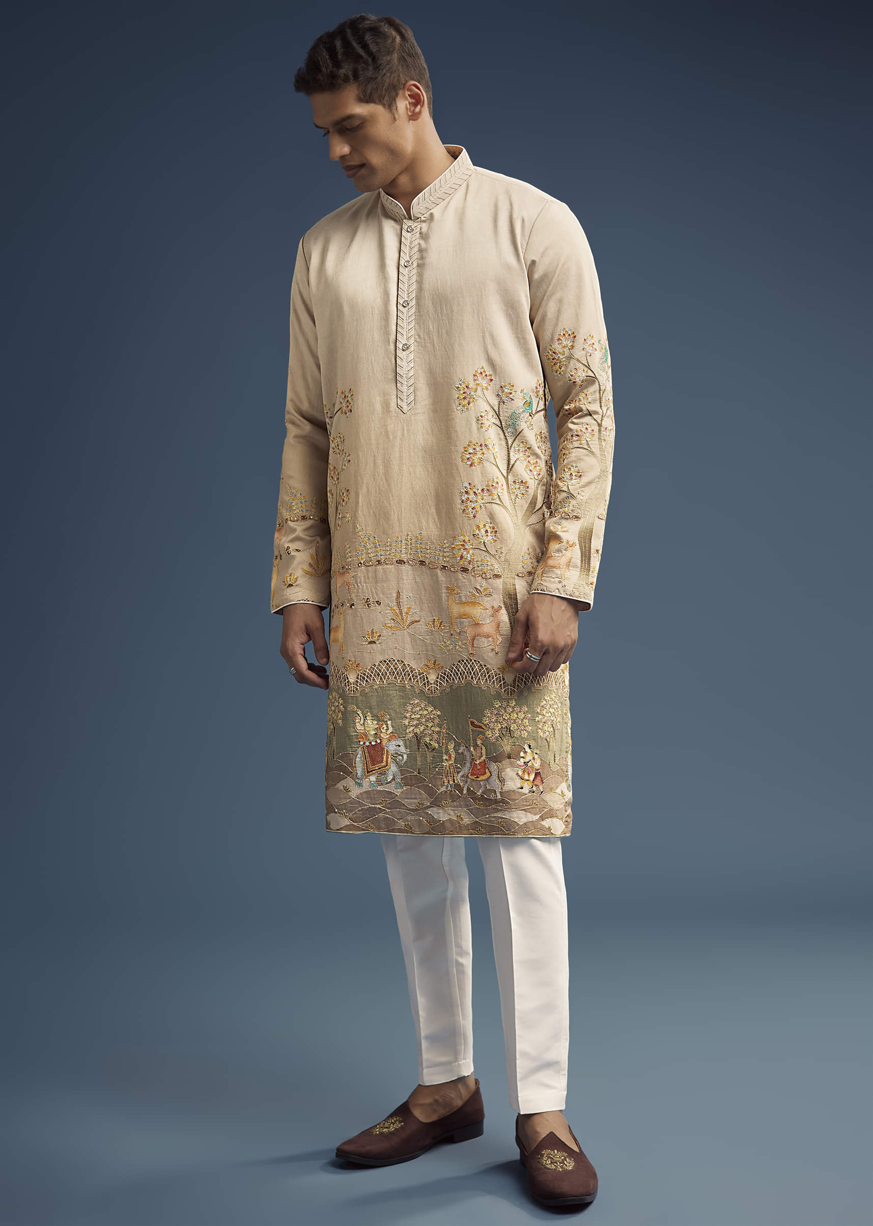 olive-green-silk-kurta-set-for-men-with-digital-print-sg320081-3.jpg