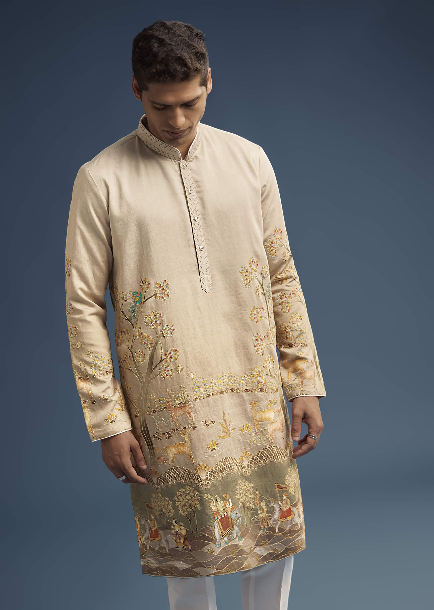 olive-green-silk-kurta-set-for-men-with-digital-print-sg320081-4.jpg