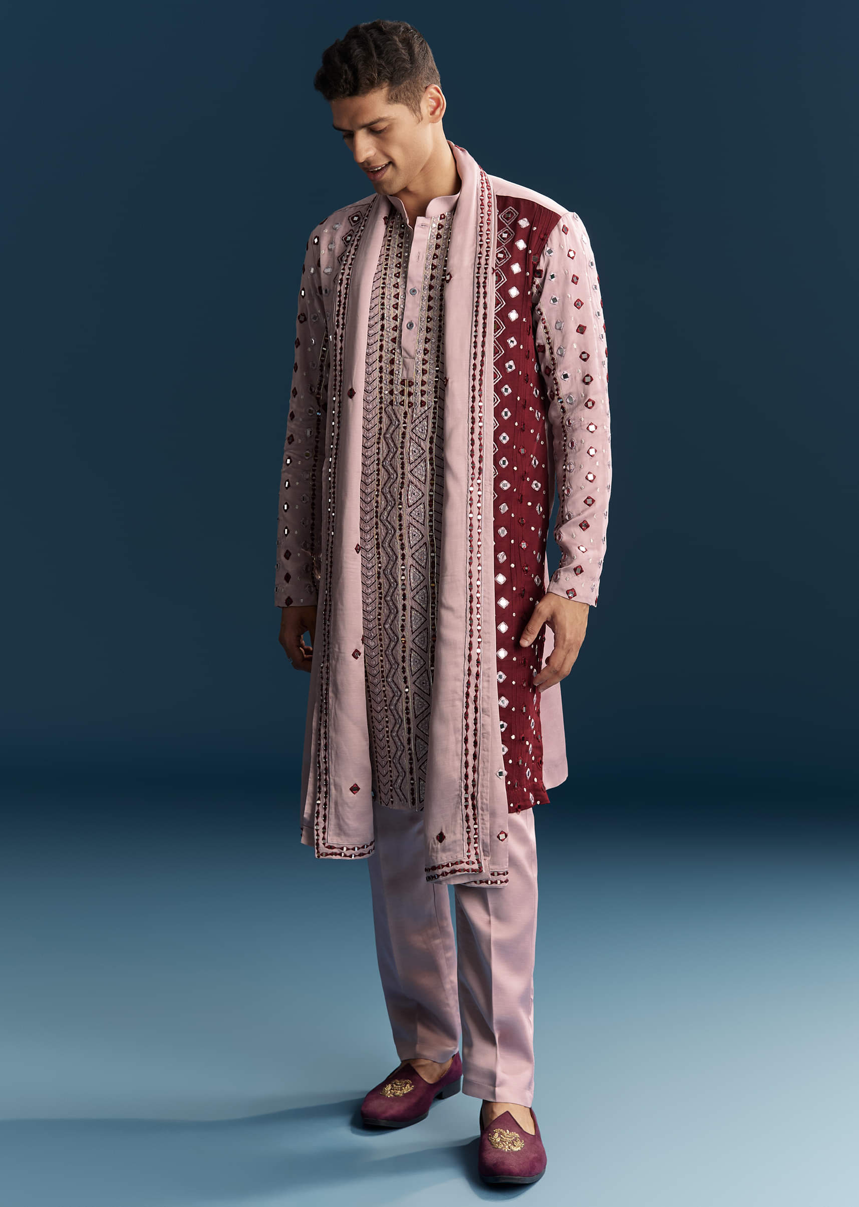 onion-pink-silk-kurta-set-for-men-with-mirror-and-thread-work-sg321540-3.jpg