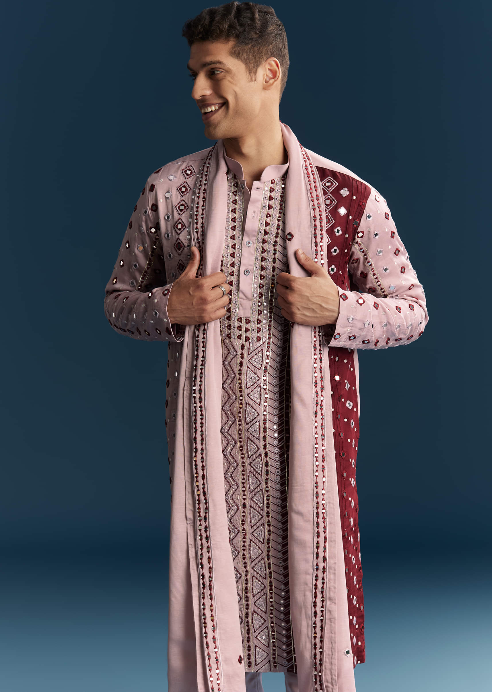 onion-pink-silk-kurta-set-for-men-with-mirror-and-thread-work-sg321540-4.jpg