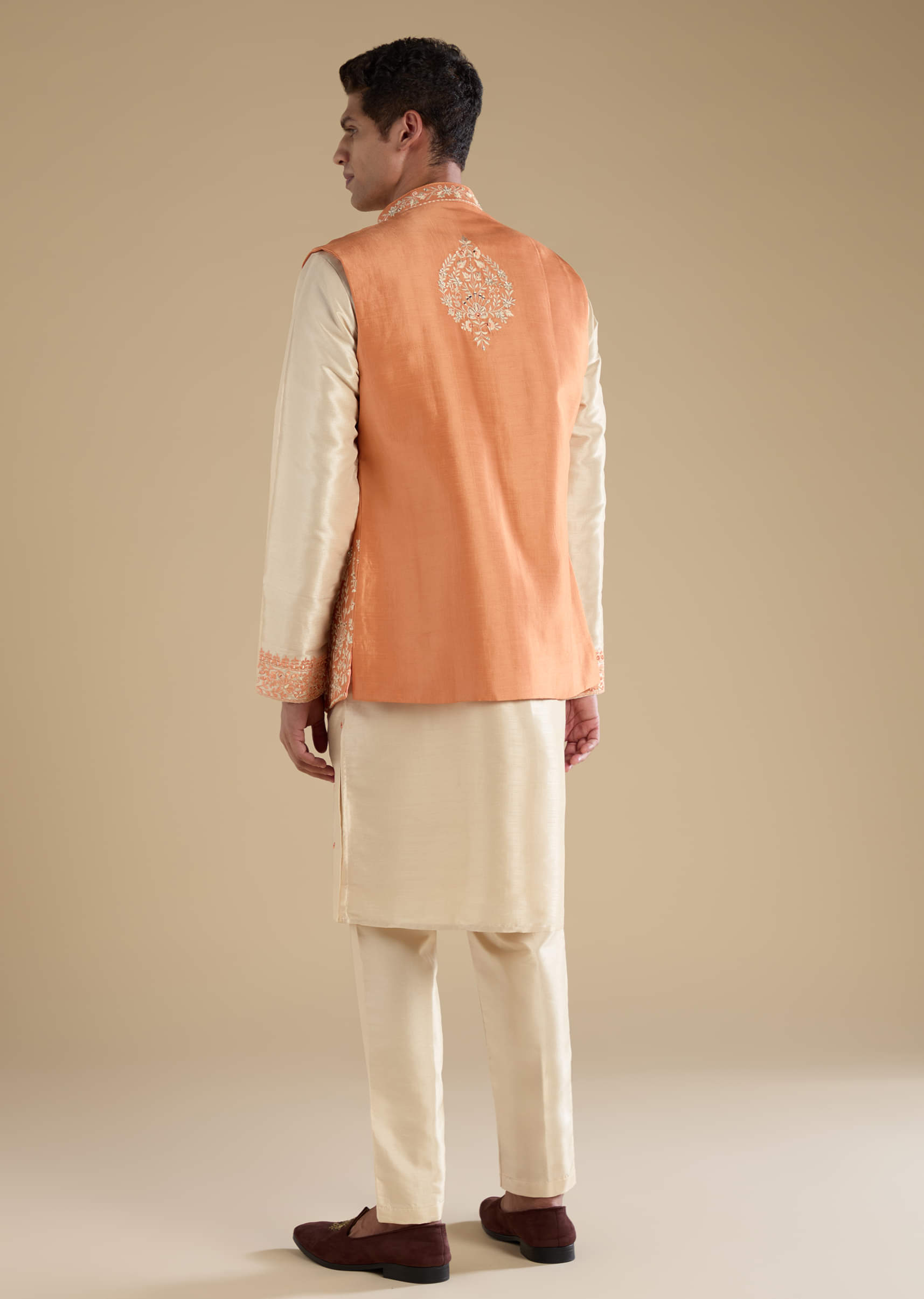 orange-art-silk-jacket-kurta-set-with-mirror-work-sg330454-5.jpg