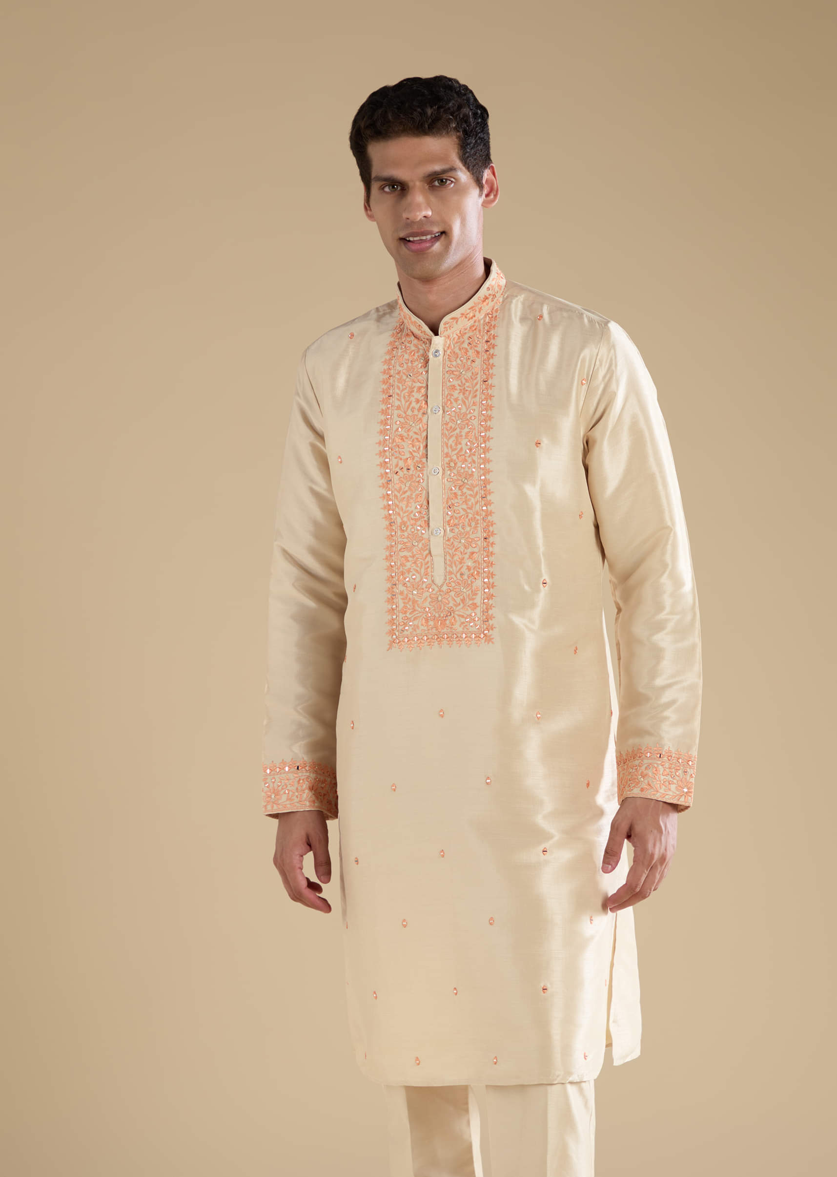 orange-art-silk-jacket-kurta-set-with-mirror-work-sg330454-6.jpg