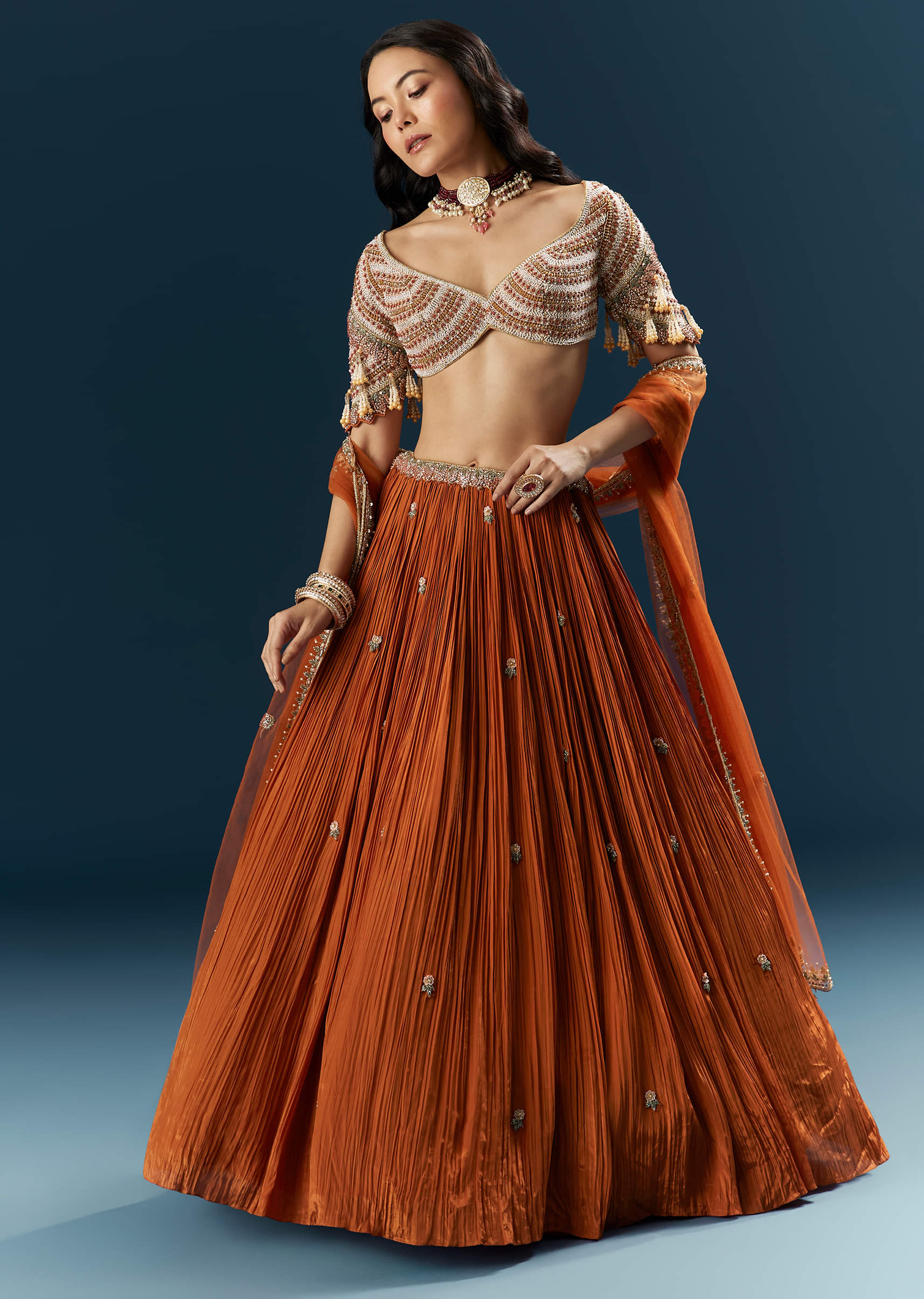 orange-crepe-bridesmaid-lehenga-with-moti-and-cutdana-embroidery-sg320530-2.jpg