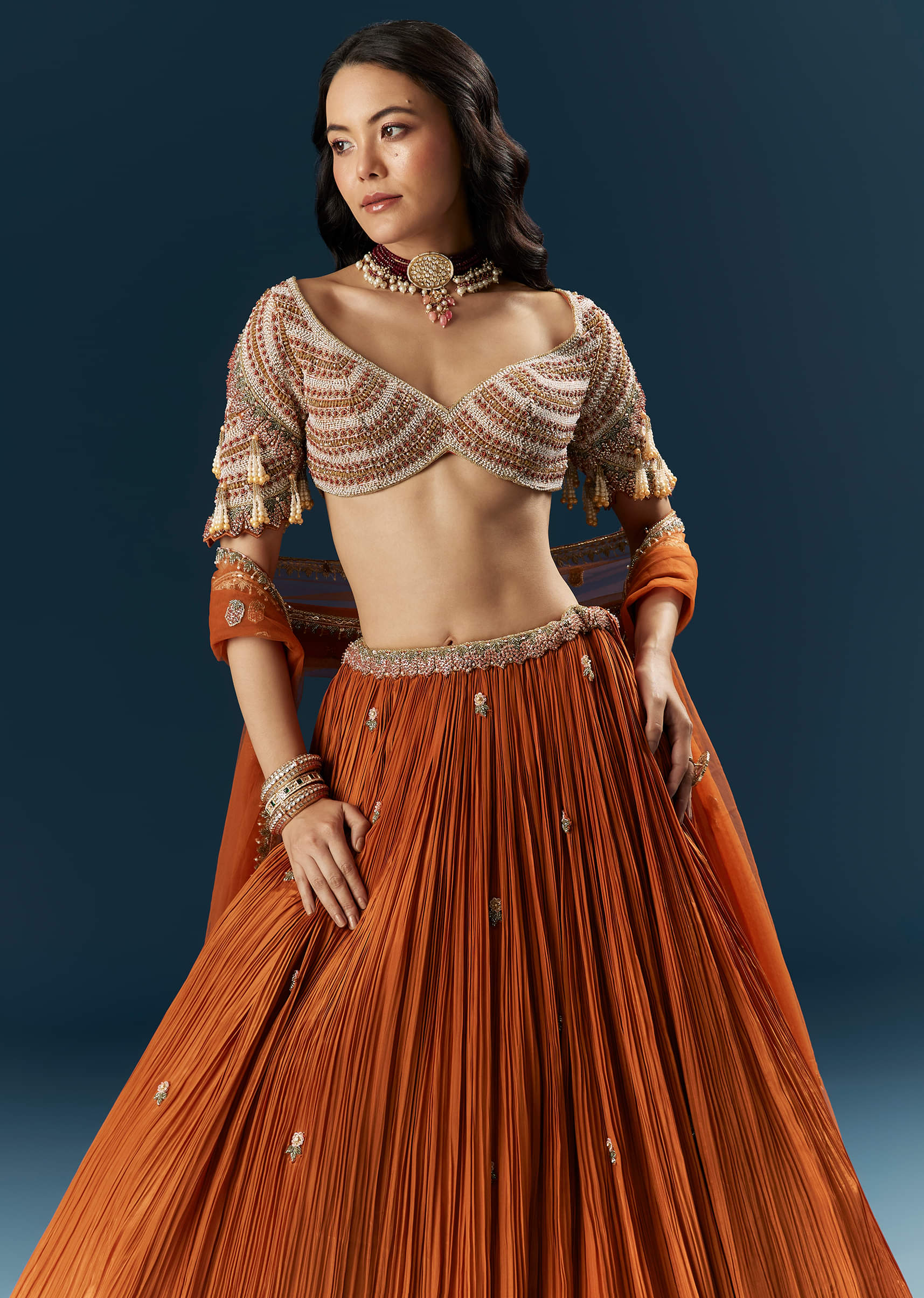 orange-crepe-bridesmaid-lehenga-with-moti-and-cutdana-embroidery-sg320530-3.jpg