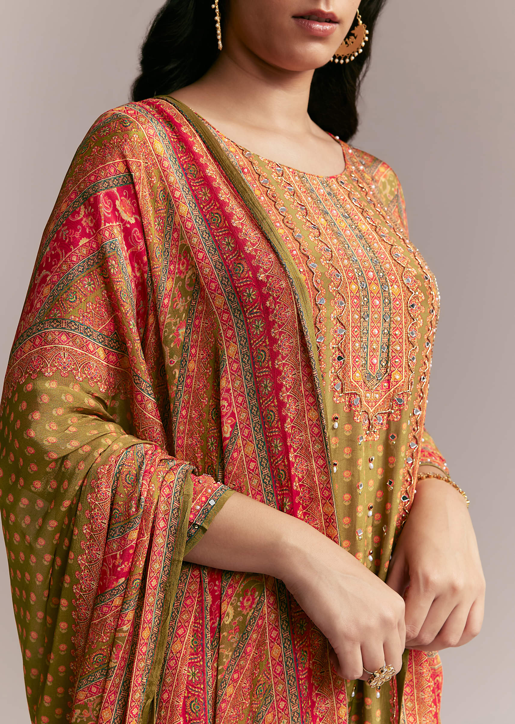 orange-green-printed-kurta-set-sg339518-2.jpg